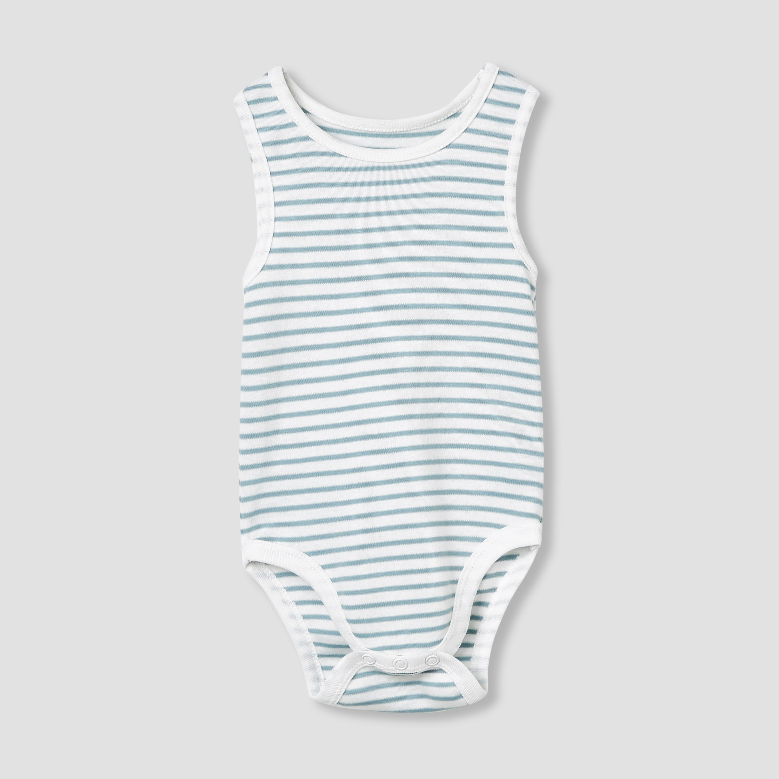 Juniors Assorted Sleeveless Bodysuit with Button Closure - Set of 2-baby-boys-clothing-bodysuits-image-3