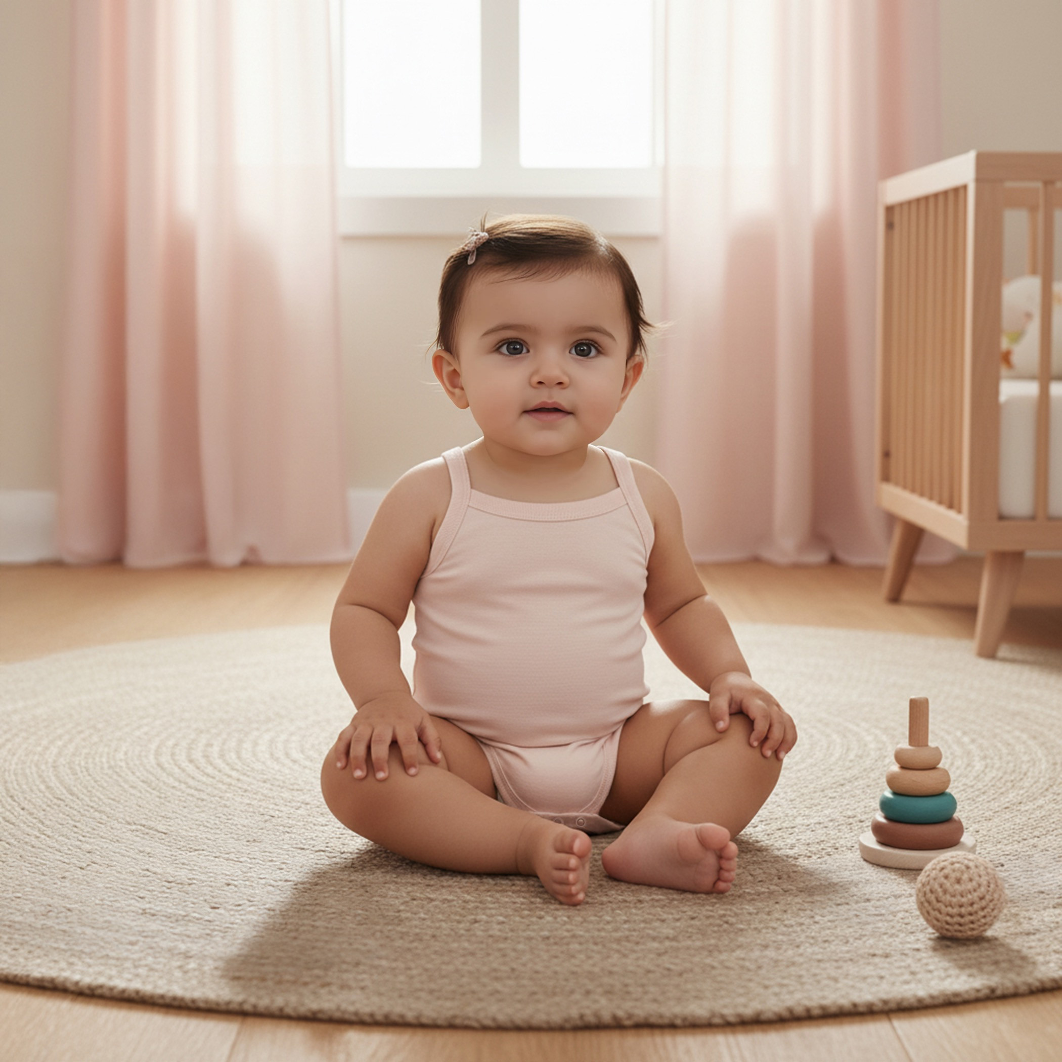 Juniors Sleeveless Bodysuit with Snap Button Closure-baby-girls-clothing-bodysuits-image-1