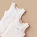 Juniors Printed Sleeveless Bodysuit with Button Closure - Set of 2-Bodysuits-thumbnailMobile-3