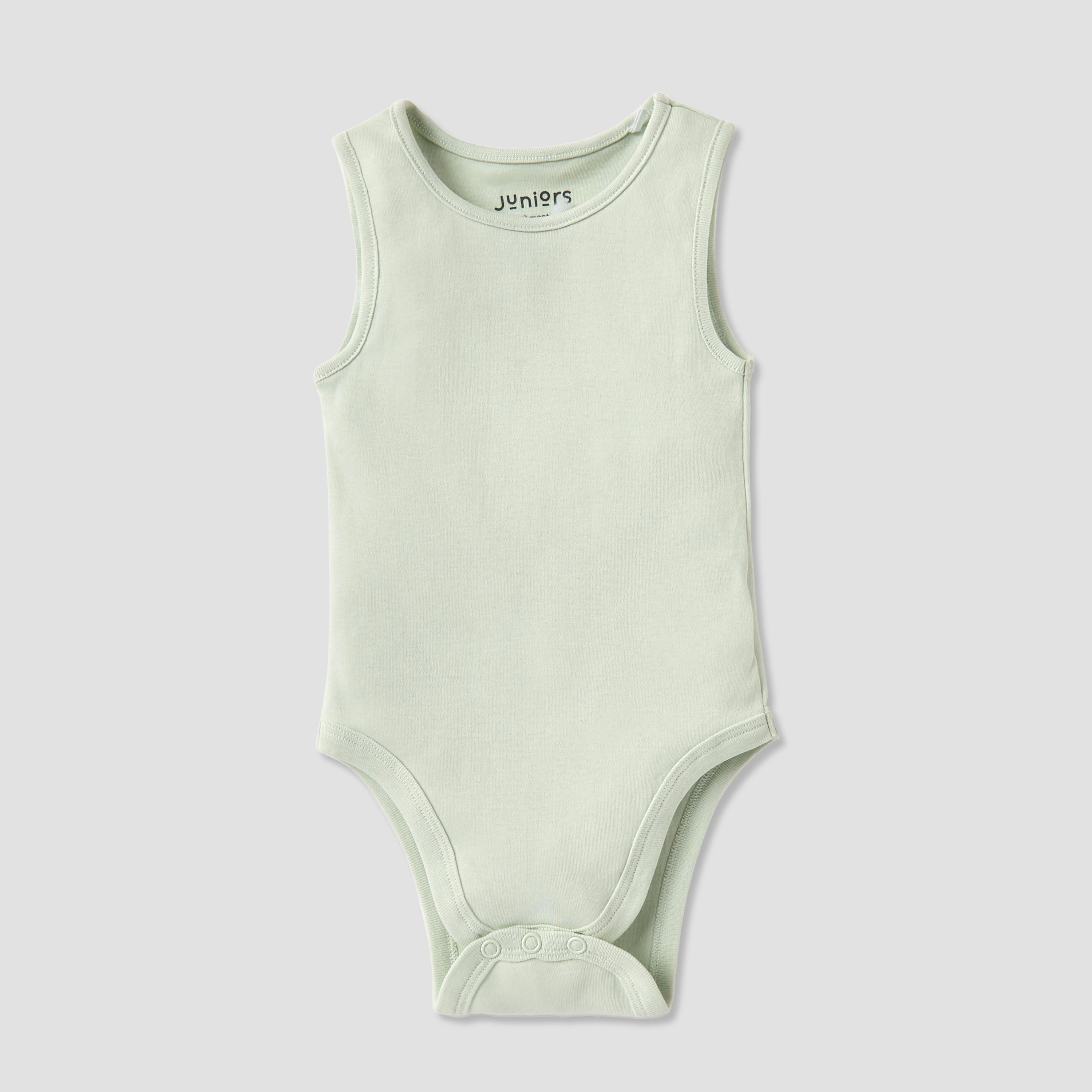 Juniors Solid Sleeveless Bodysuit with Snap Button Closure-promo_babyshop_Buy5for59_UAE130126-image-2