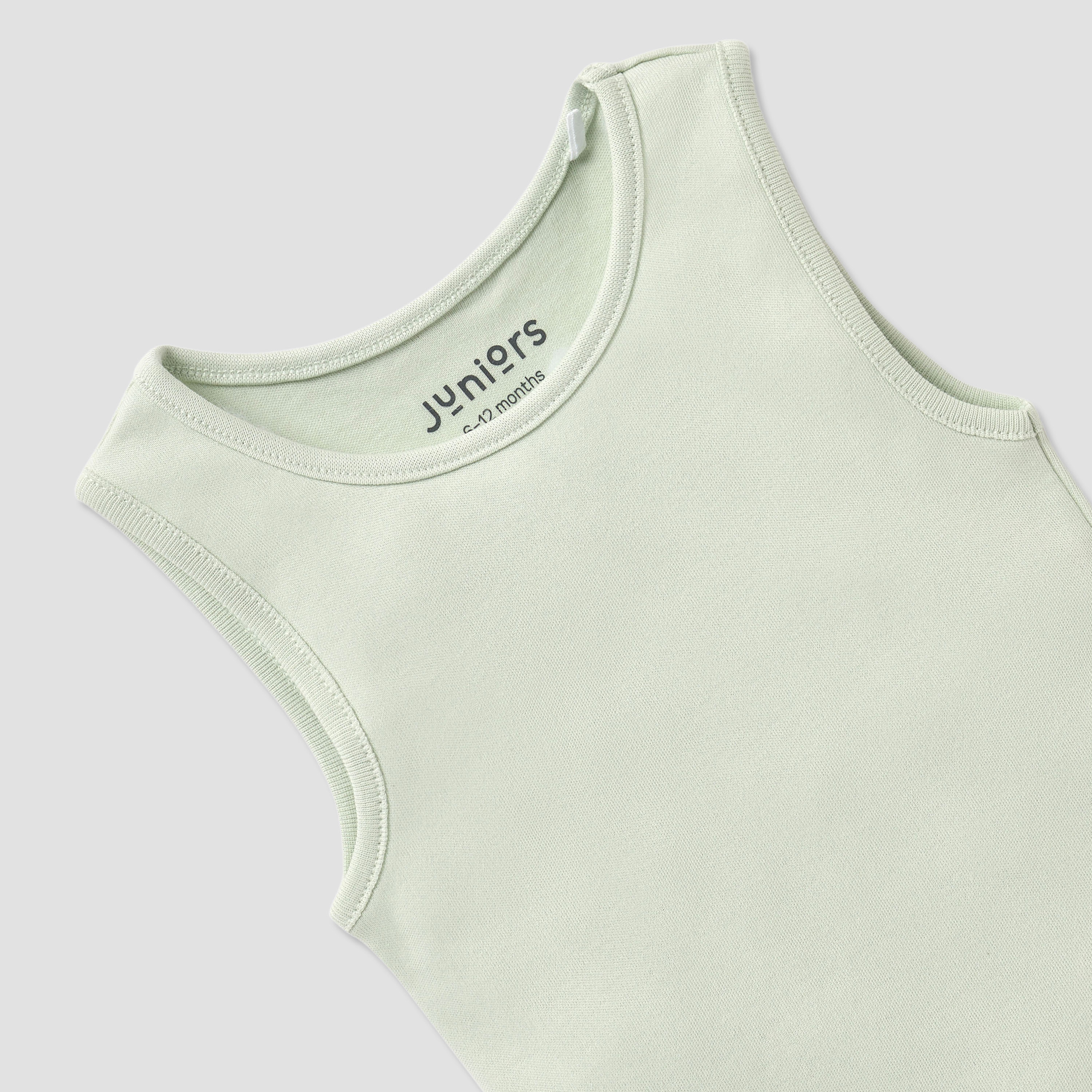 Juniors Solid Sleeveless Bodysuit with Snap Button Closure-promo_babyshop_Buy5for59_UAE130126-image-4