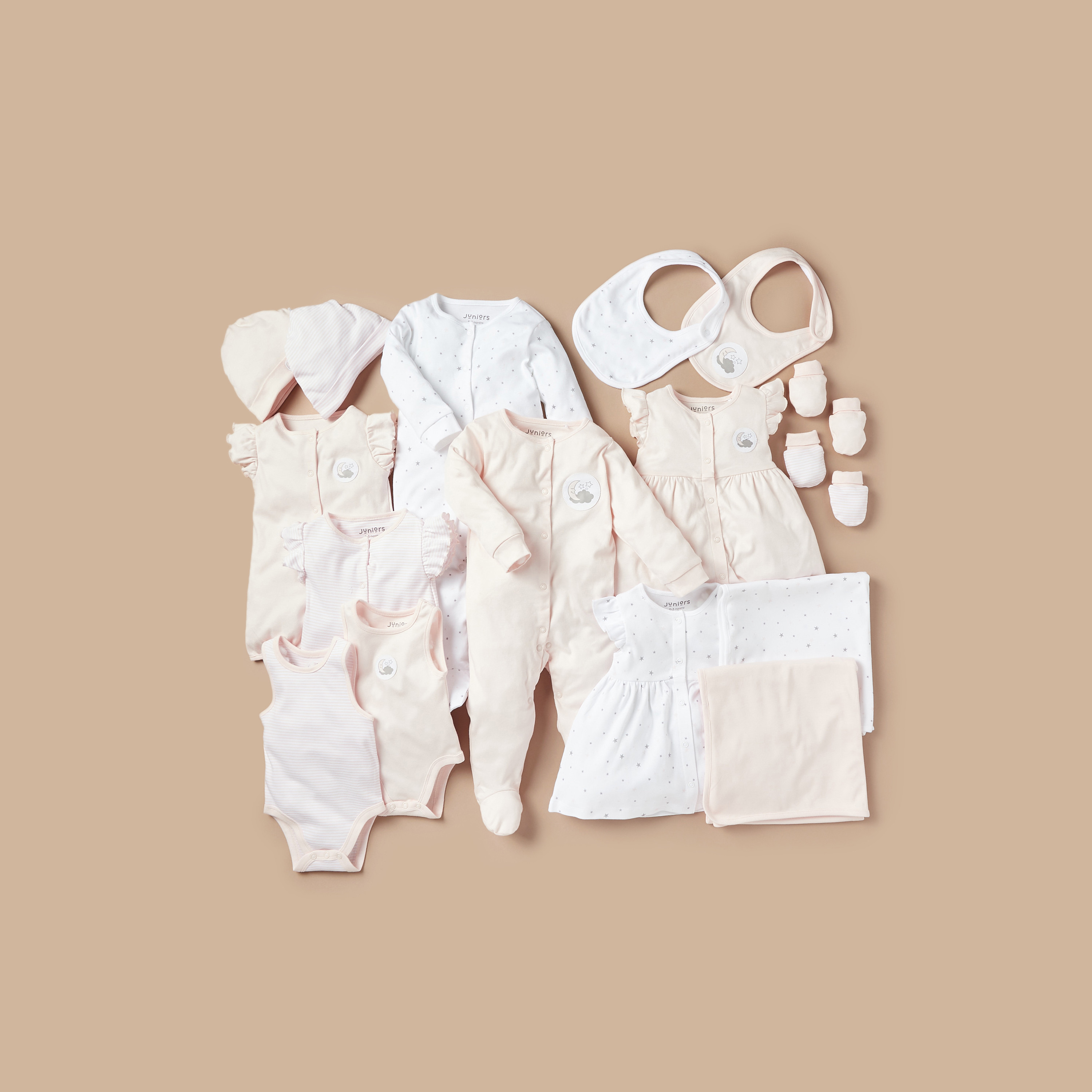 Juniors Applique Detail Rompers with Ruffled Sleeves - Set of 2-baby-boys-clothing-rompers-image-6