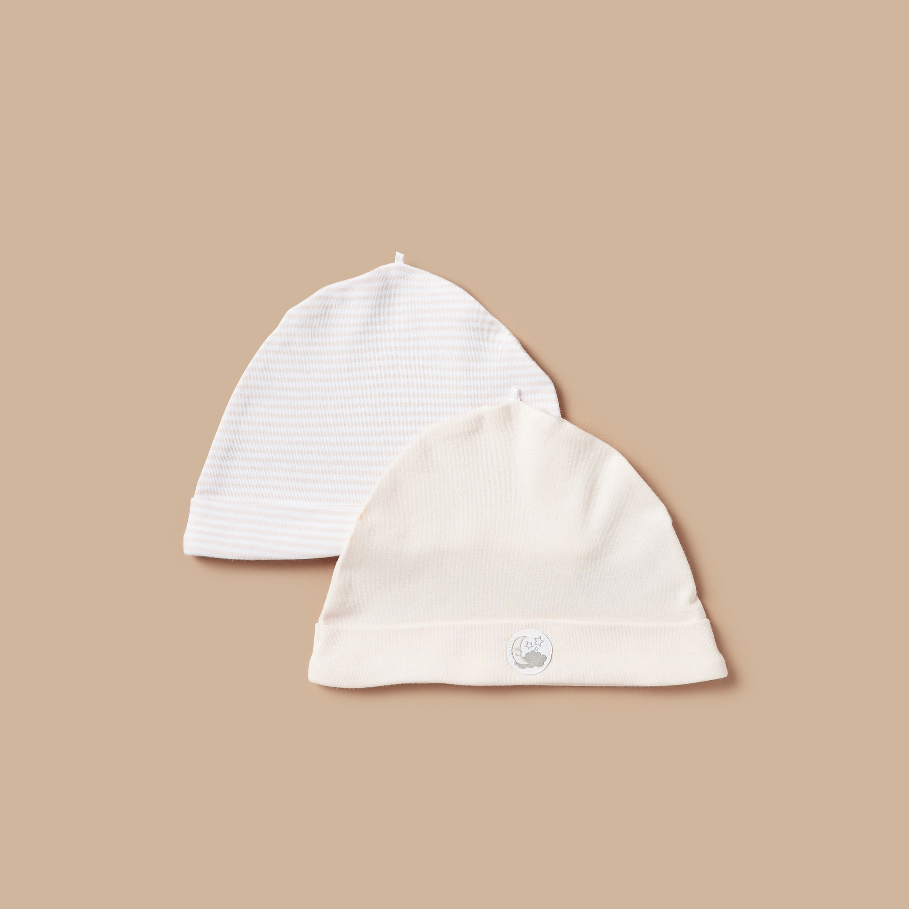Juniors Assorted Beanie Cap - Set of 2-baby-girls-accessories-caps-image-1