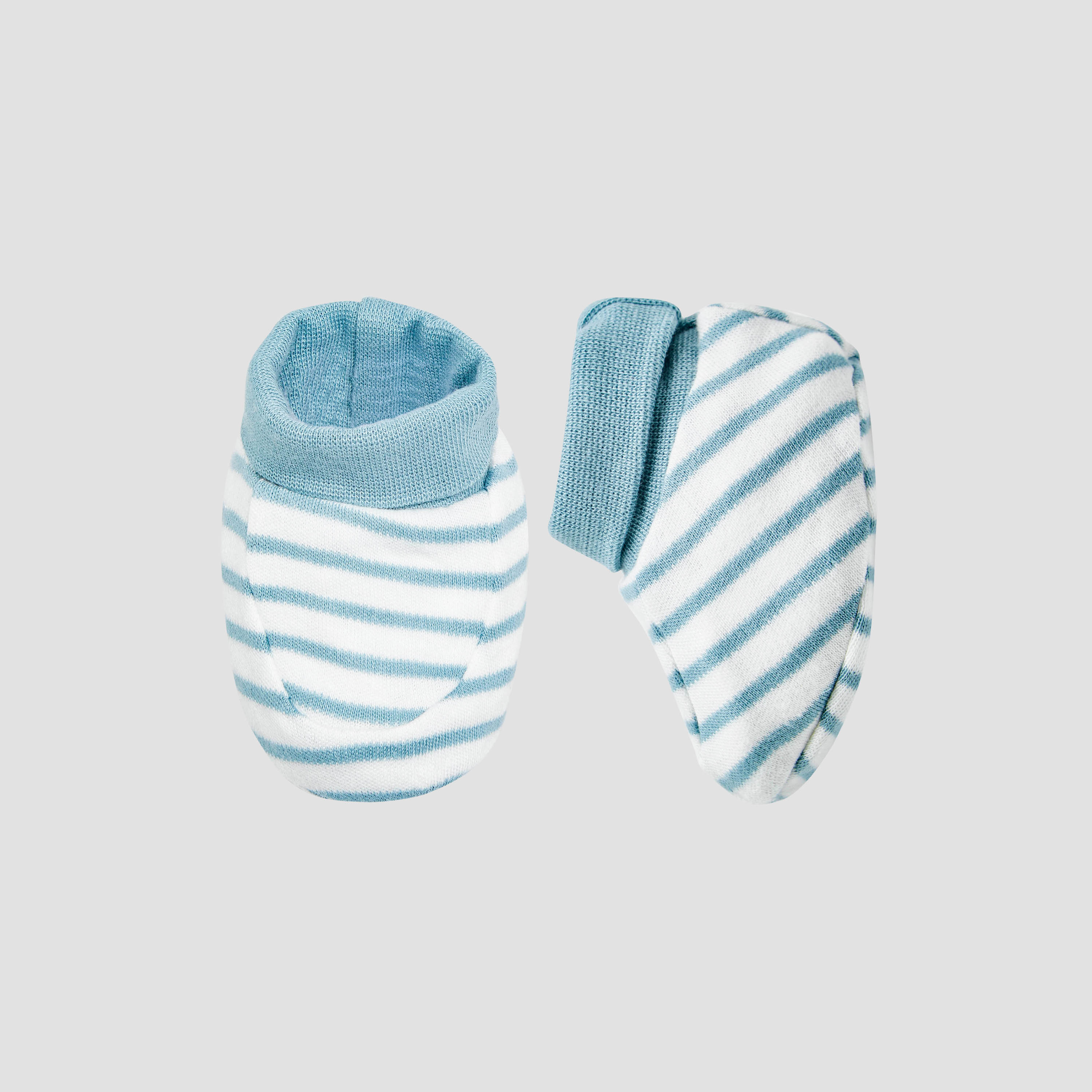 Juniors Printed Slip-On Booties - Set of 2-baby-boys-shoes-booties-image-2