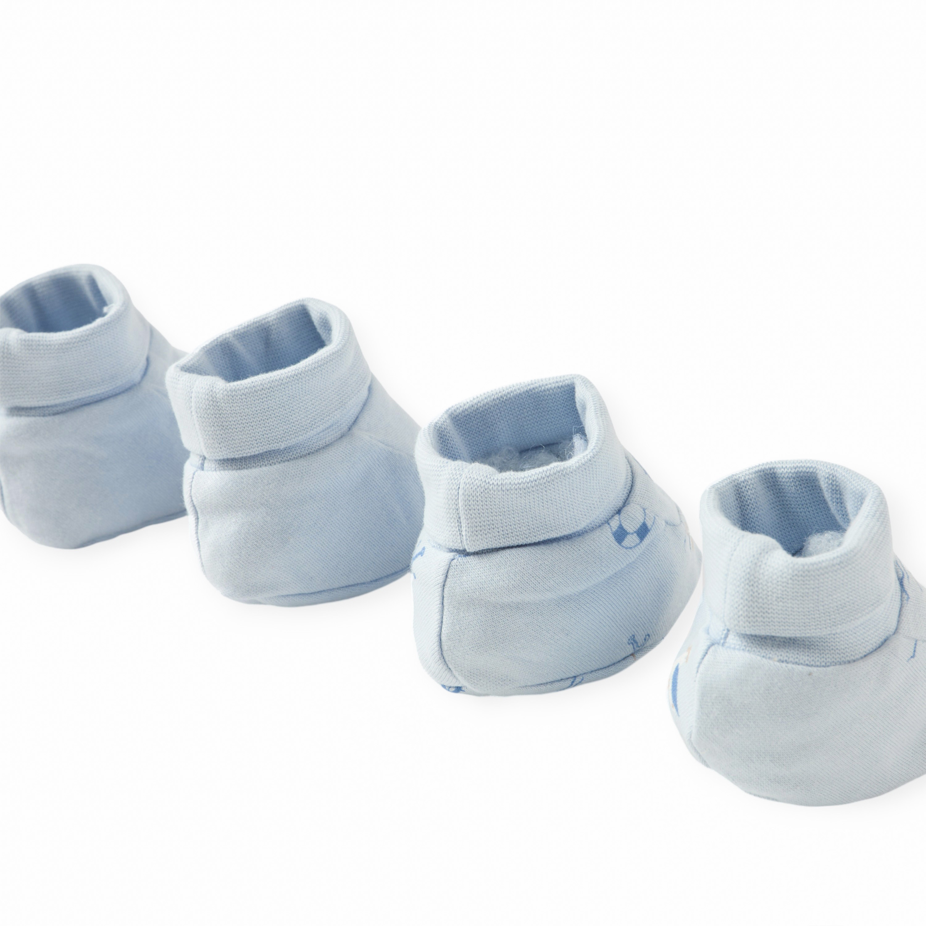 Juniors Printed Booties - Set of 2-baby-boys-shoes-booties-image-5