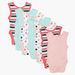 Juniors Printed Bodysuits - Set of 7-Rompers%2C Dungarees and Jumpsuits-thumbnail-1