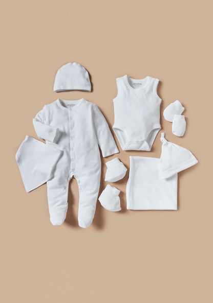 Juniors Solid 8-Piece Clothing Gift Set-Clothes Sets-image-0