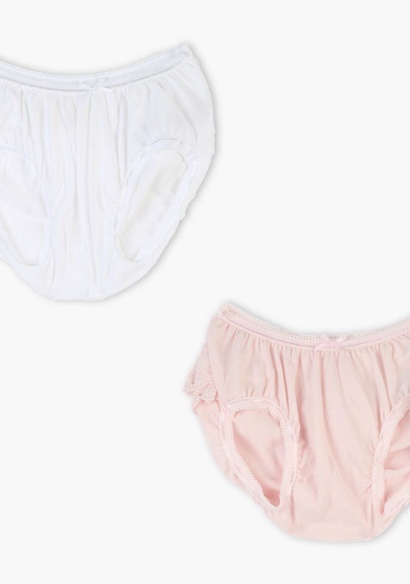 Juniors Diaper Briefs with Elasticised Waistband - Set of 2-Innerwear-image-0