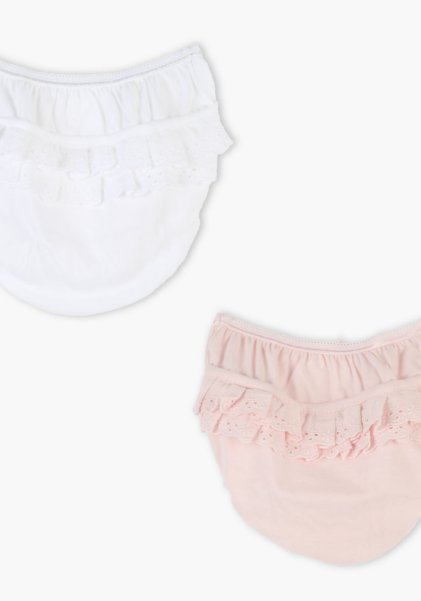 Juniors Diaper Briefs with Elasticised Waistband - Set of 2-Innerwear-image-1