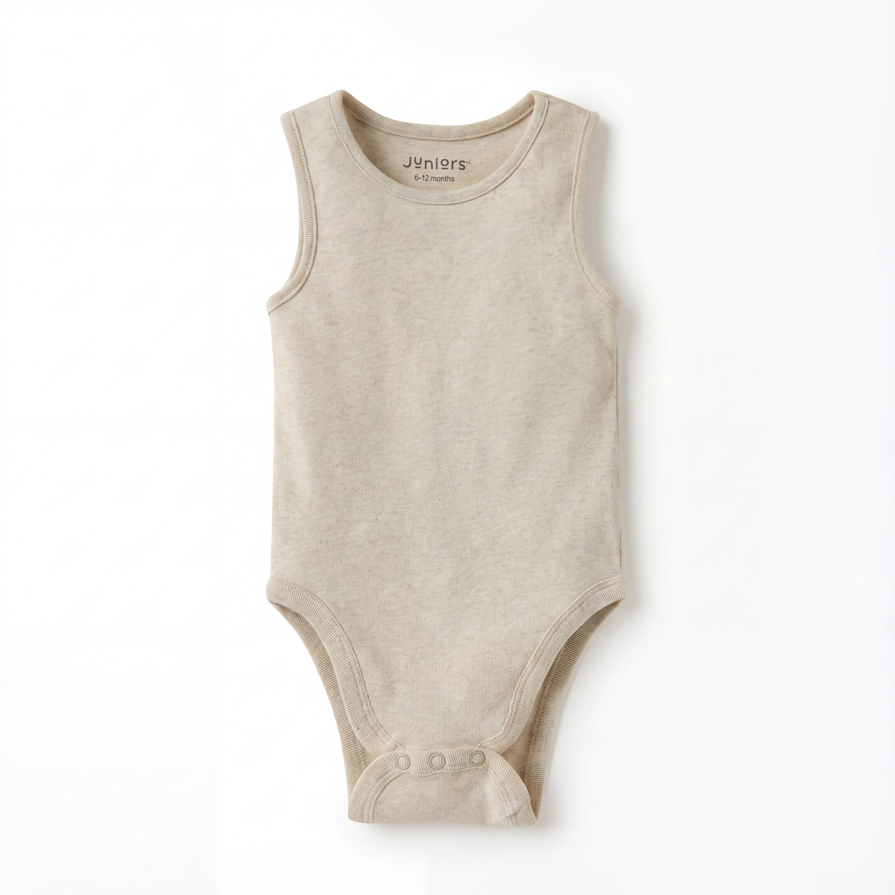 Juniors Textured Sleeveless Bodysuit with Snap Button Closure-promo_babyshop_Buy5for59_UAE130126-image-1
