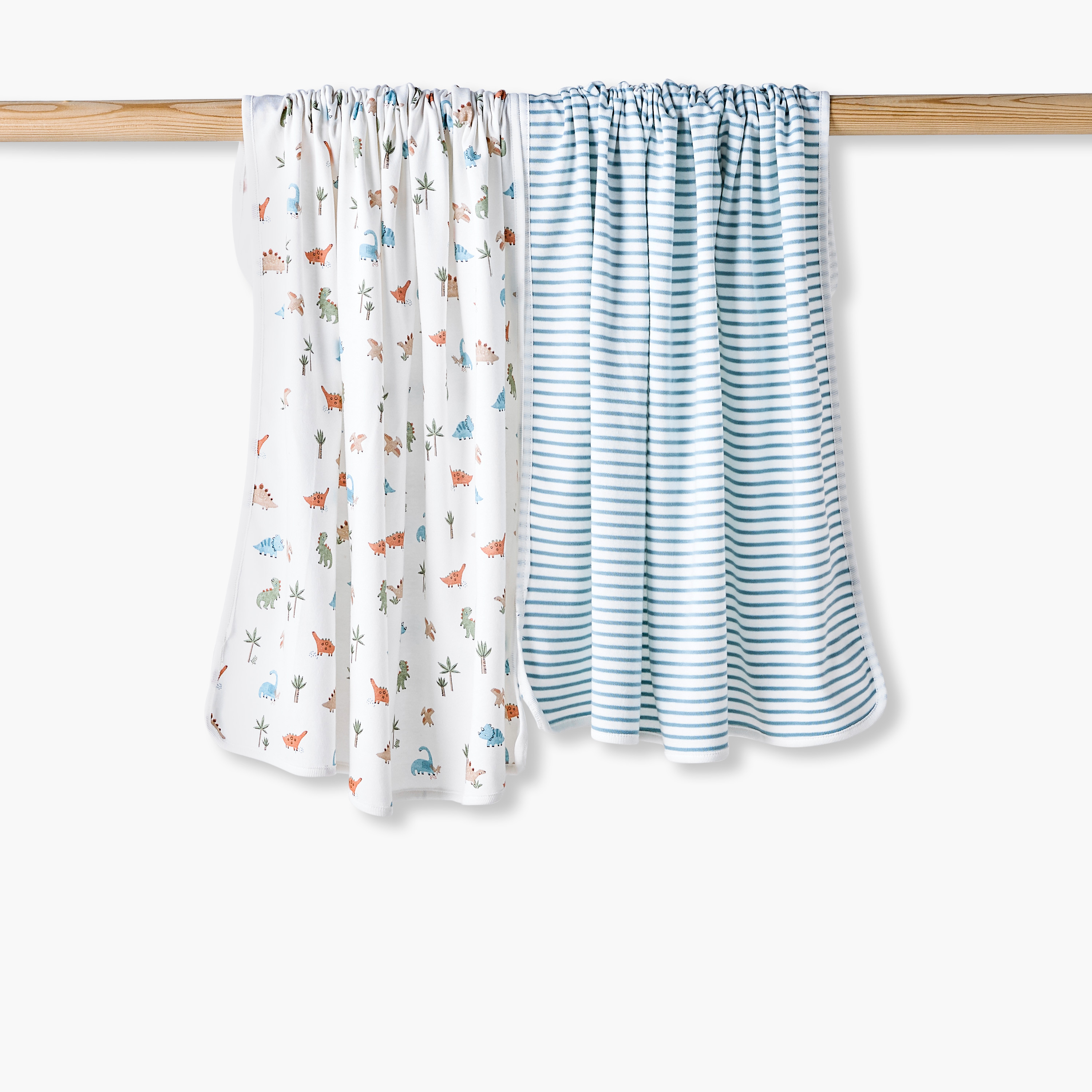 Juniors 2-Piece Baby Receiving Blanket Set - Cotton-baby-nursery-blanketsandswaddles-receivingblankets-image-1