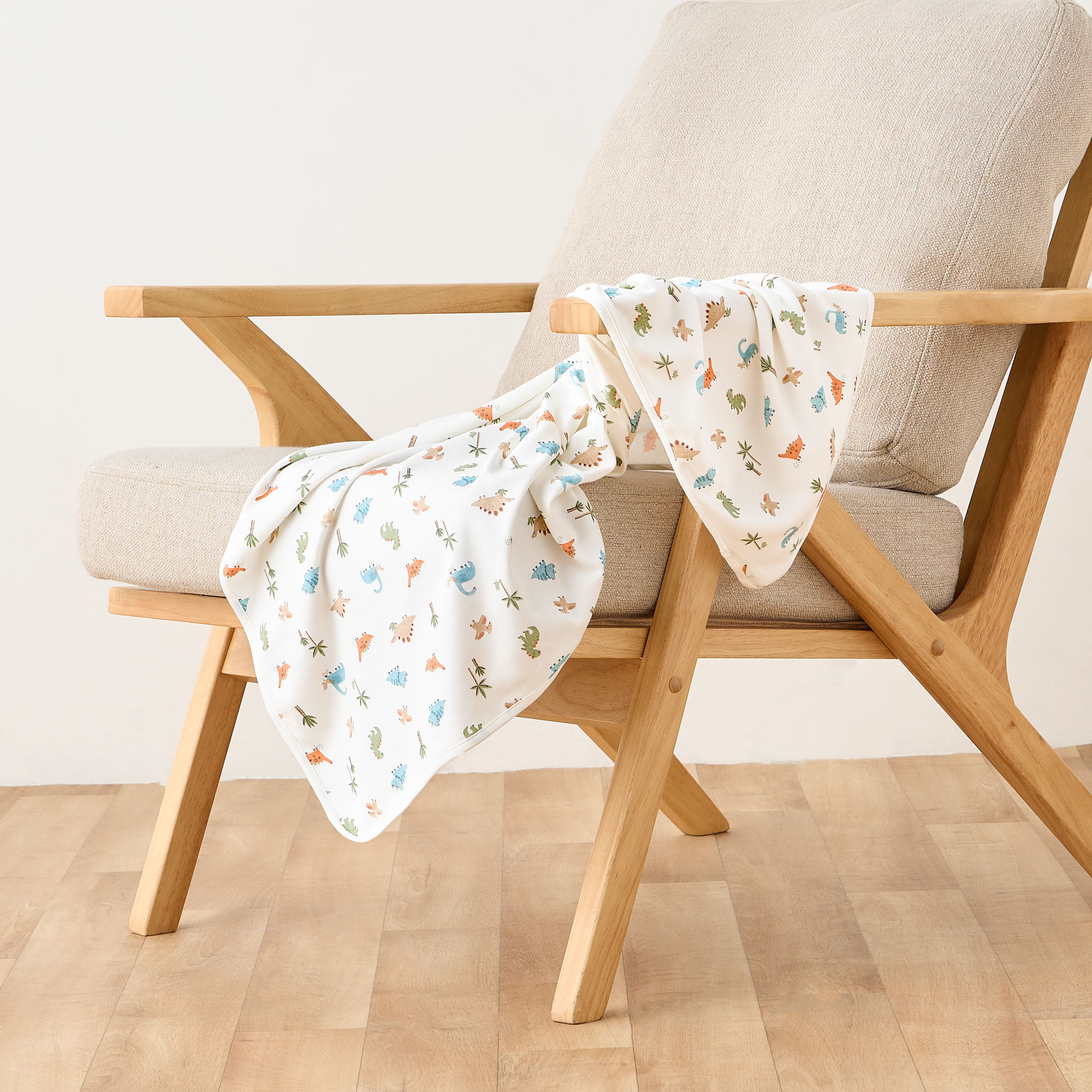 Juniors 2-Piece Baby Receiving Blanket Set - Cotton-baby-nursery-blanketsandswaddles-receivingblankets-image-2