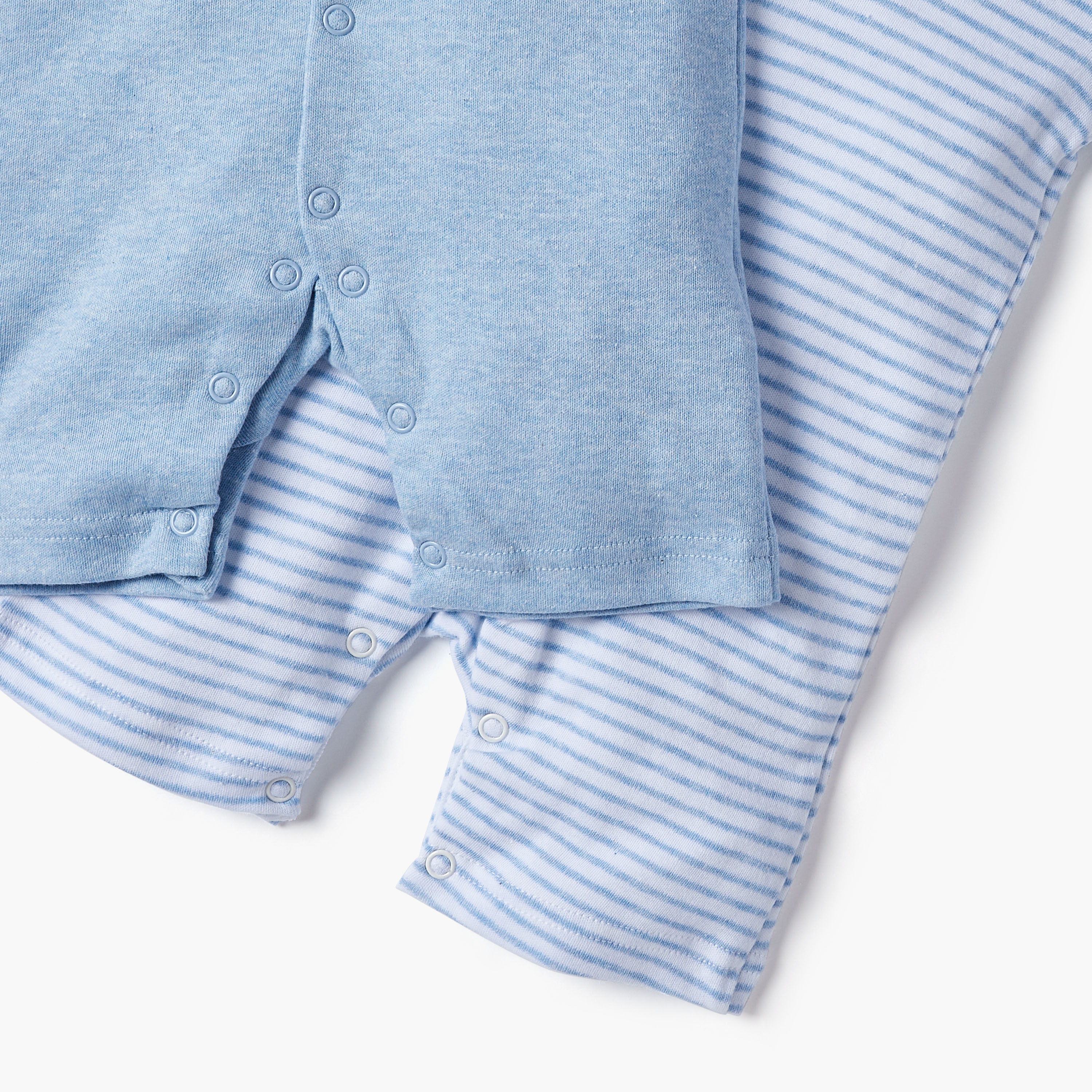 Juniors Assorted Romper with Short Sleeves and Button Closure - Set of 2-baby-boys-clothing-rompers-image-5