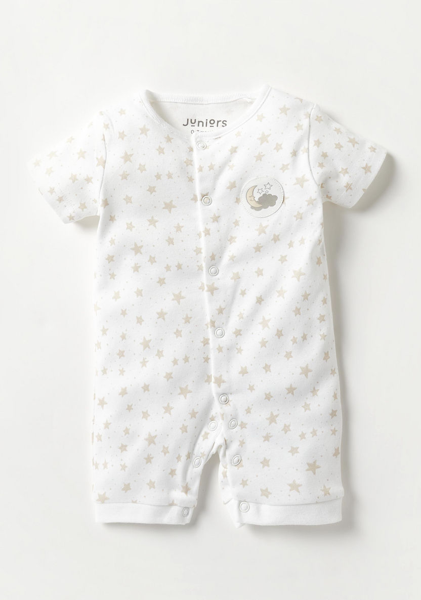 Juniors Printed Romper with Short Sleeves - Set of 2-Rompers%2C Dungarees and Jumpsuits-image-1