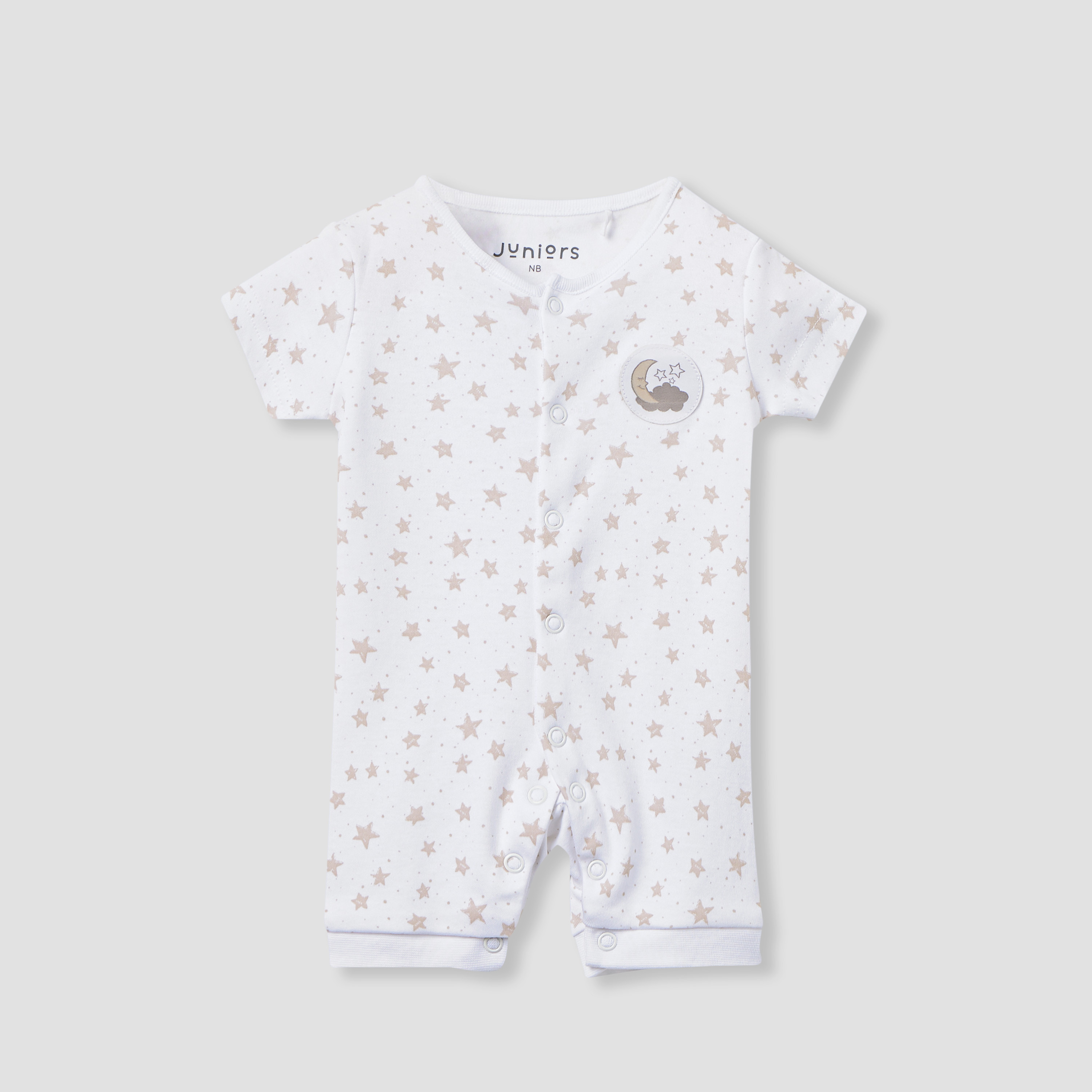 Juniors Printed Romper with Short Sleeves - Set of 2-baby-girls-clothing-rompers-image-3