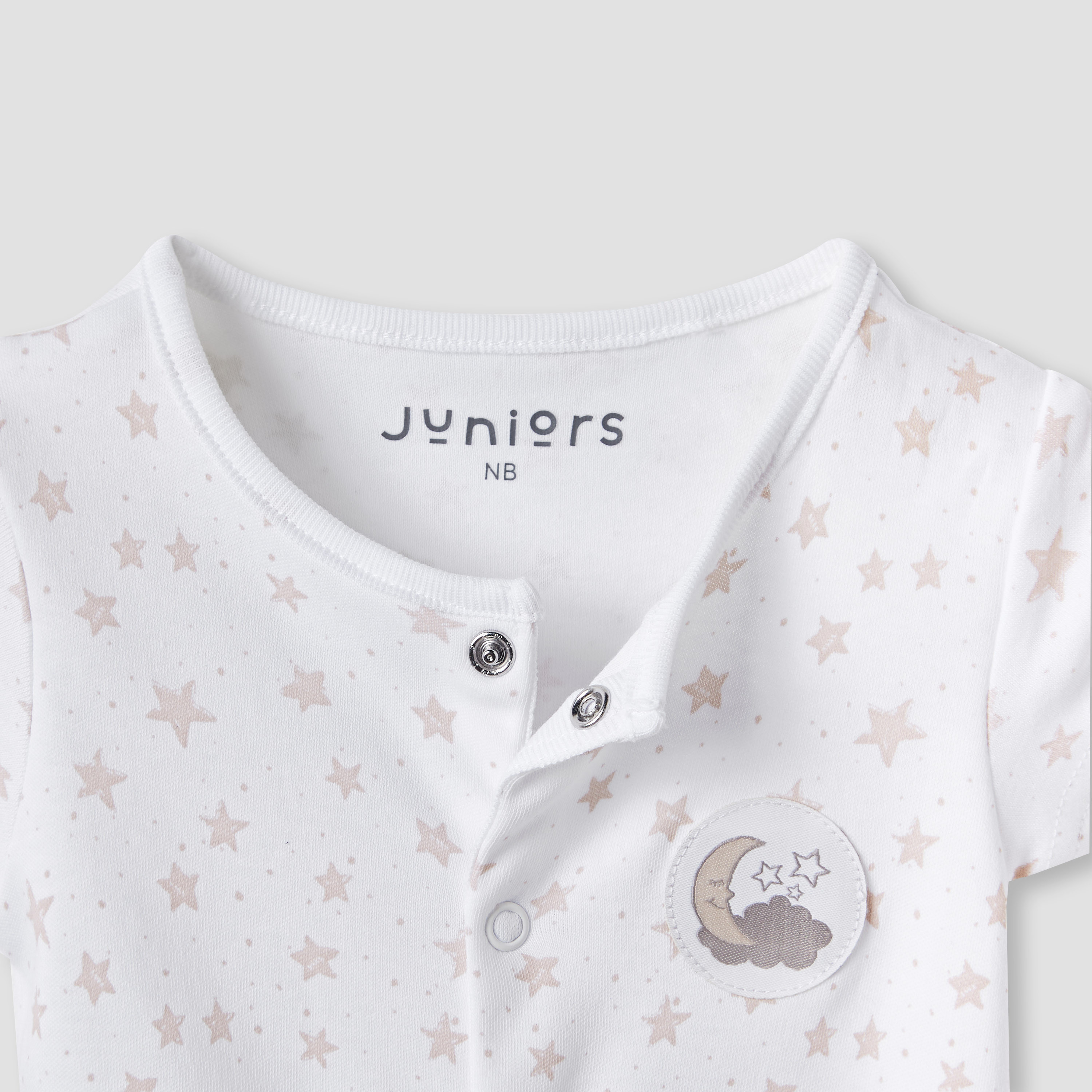 Juniors Printed Romper with Short Sleeves - Set of 2-baby-girls-clothing-rompers-image-5