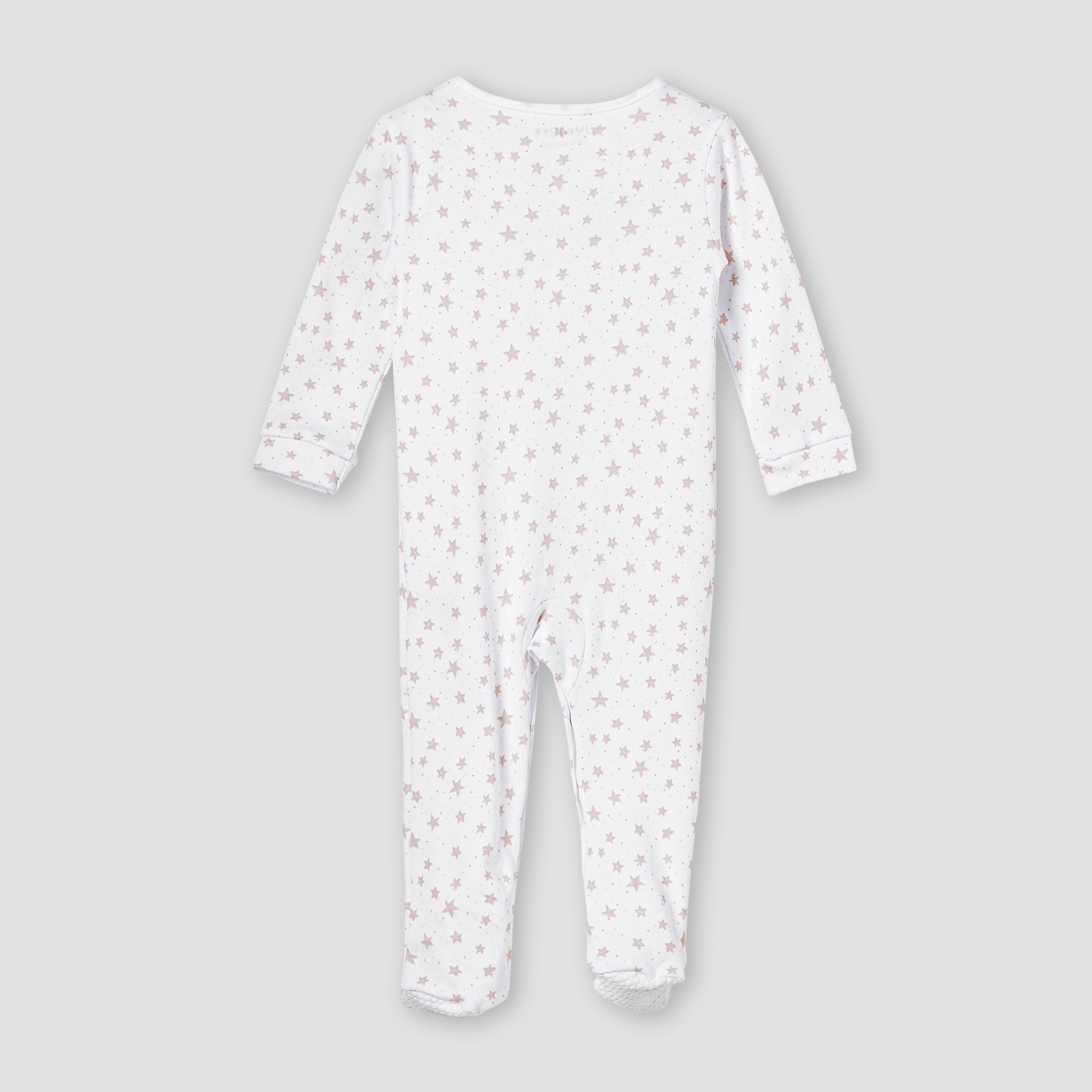 بدلة نوم بأكمام طويلة وأزرار إغلاق وطبعات من جونيورز - طقم من قطعتين-baby-girls-clothing-nightwear-sleepsuits-image-4