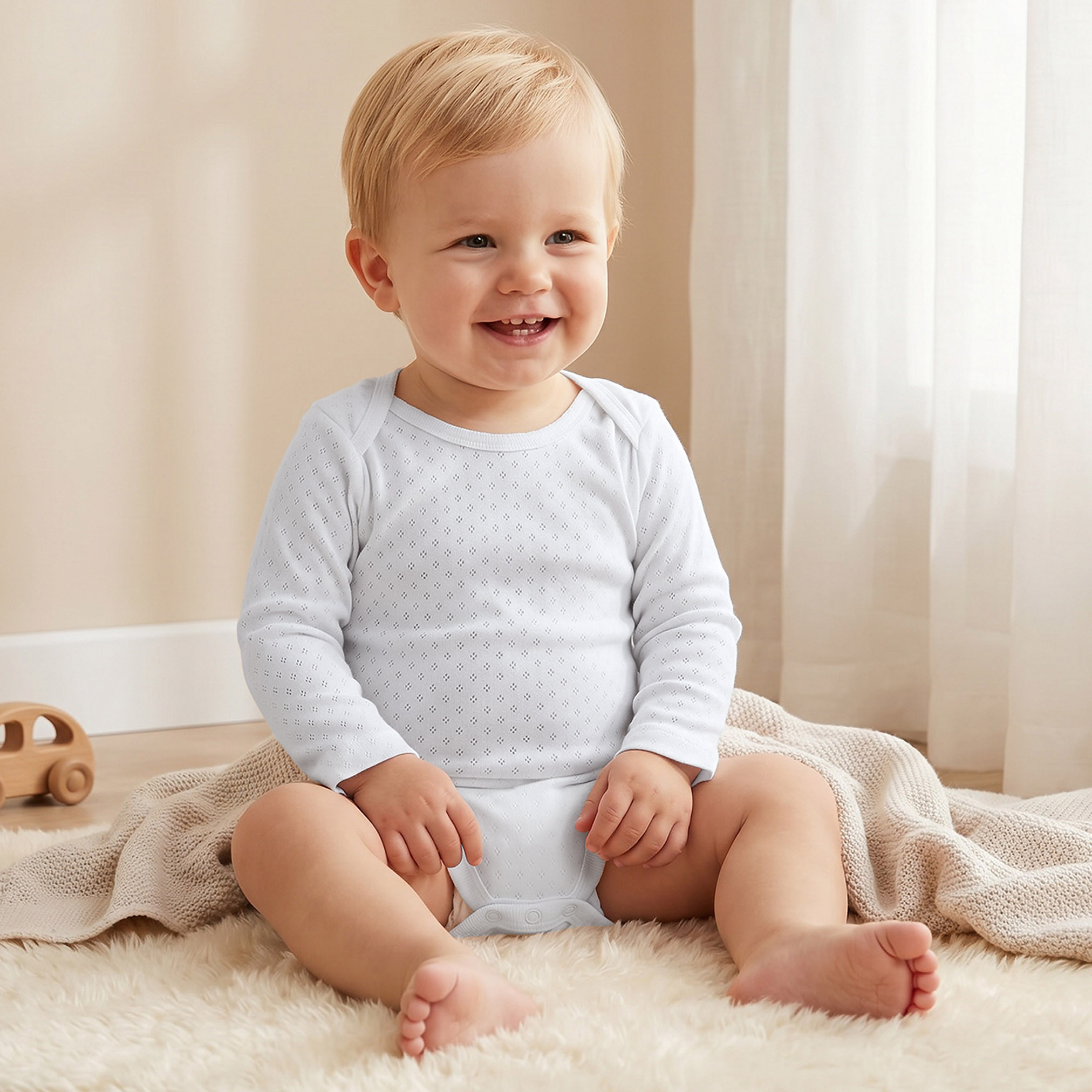 Juniors Textured Bodysuit with Long Sleeves - Set of 3-baby-boys-clothing-bodysuits-image-2