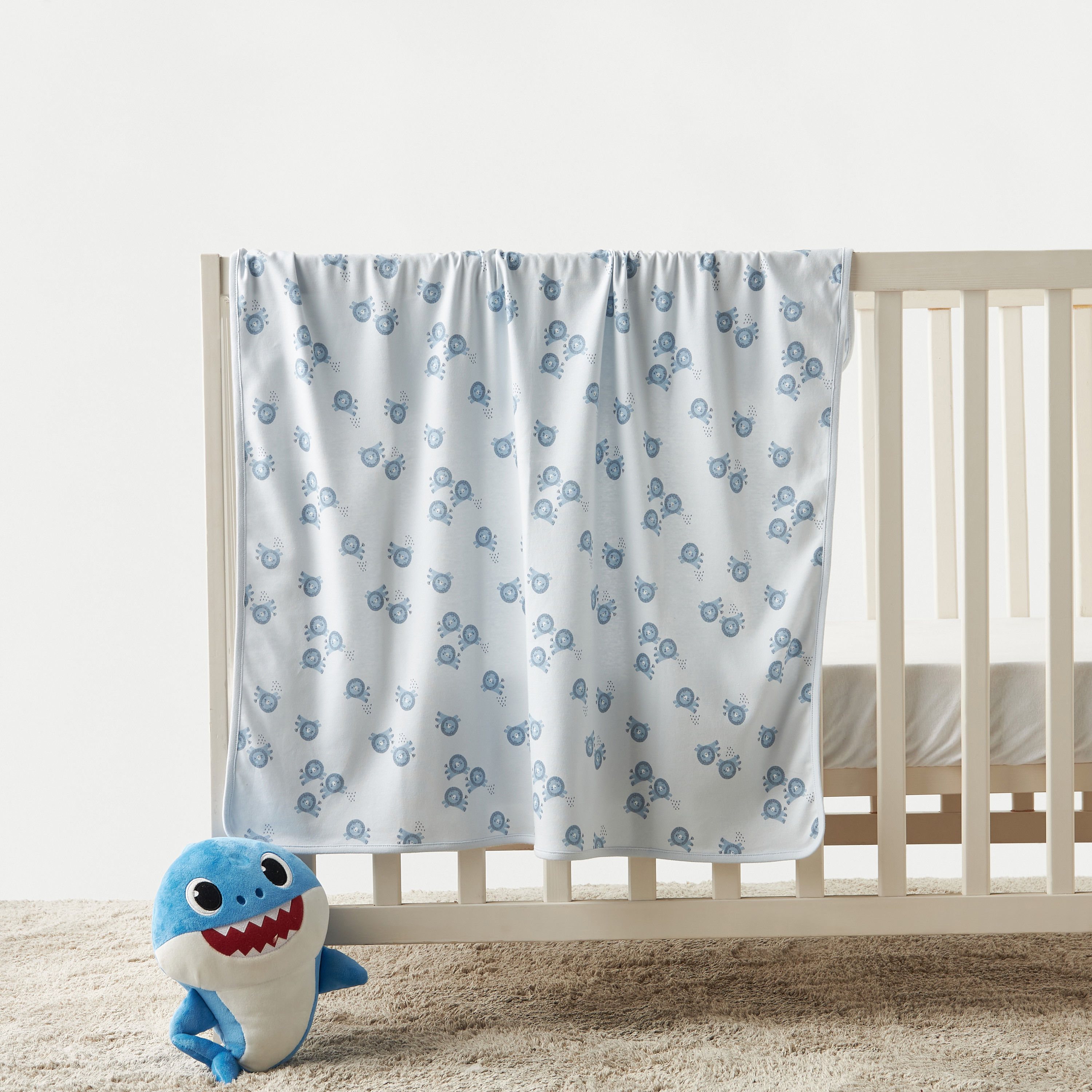 Juniors Printed Receiving Blanket - 70x70 cms-baby-nursery-blanketsandswaddles-receivingblankets-image-1