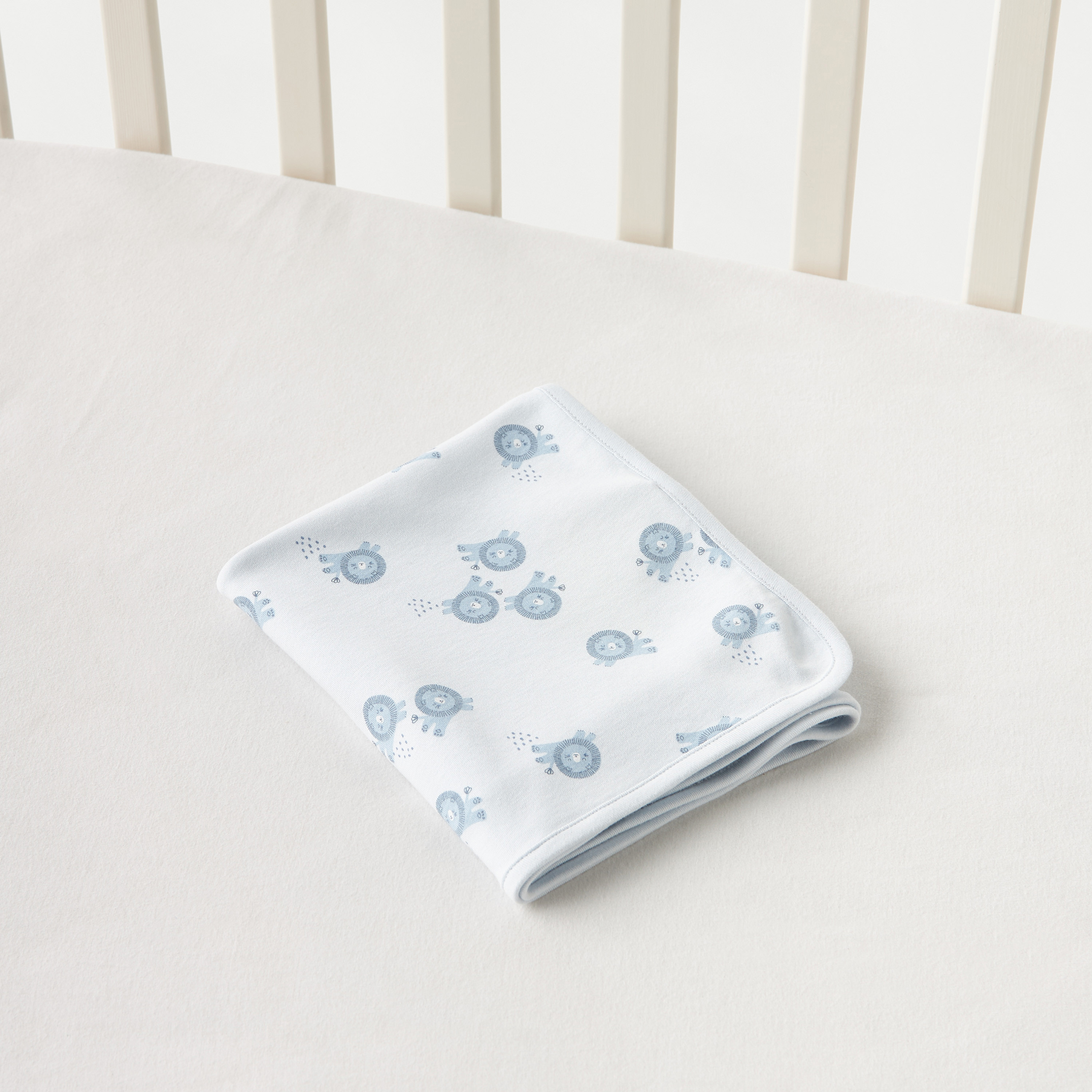 Juniors Printed Receiving Blanket - 70x70 cms-baby-nursery-blanketsandswaddles-receivingblankets-image-4