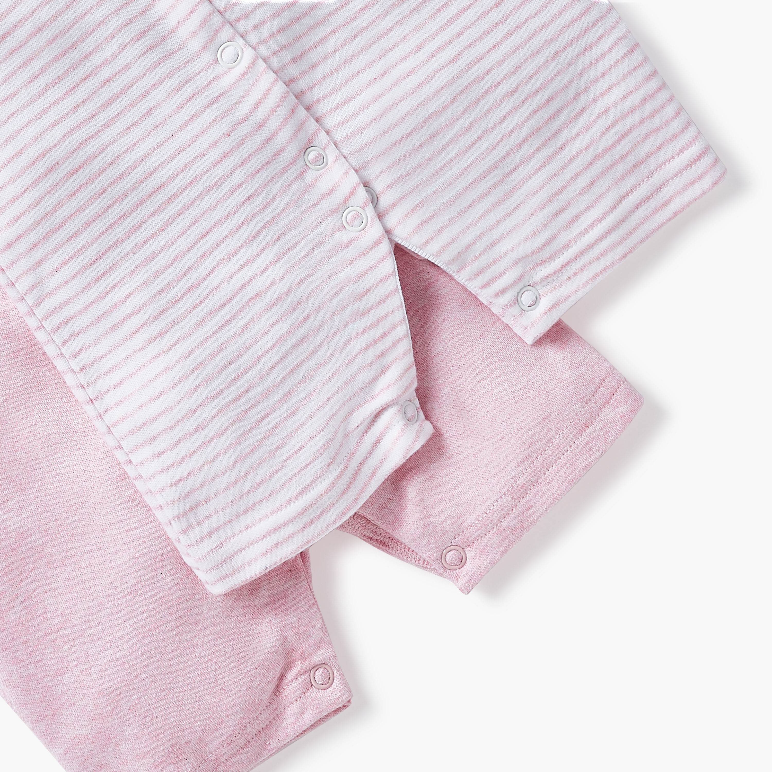 أفرول بأكمام قصيرة وأزرار إغلاق كباسة وطبعات من جونيورز - طقم من قطعتين-baby-girls-clothing-rompers-image-5