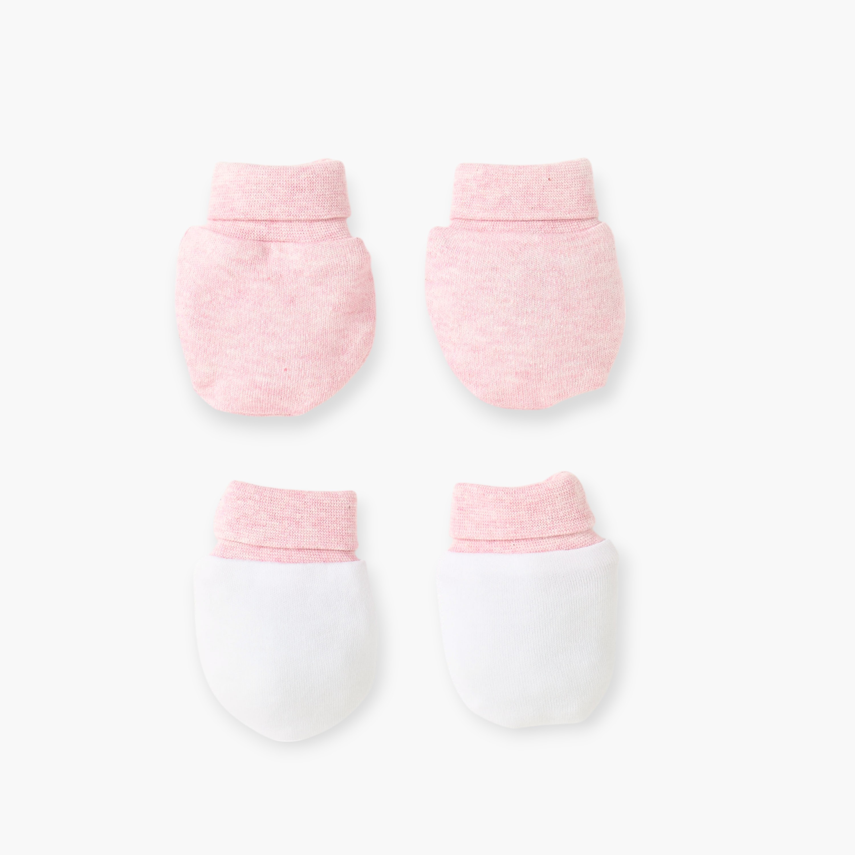 Juniors Solid Mittens - Set of 2-baby-girls-accessories-mittens-image-1