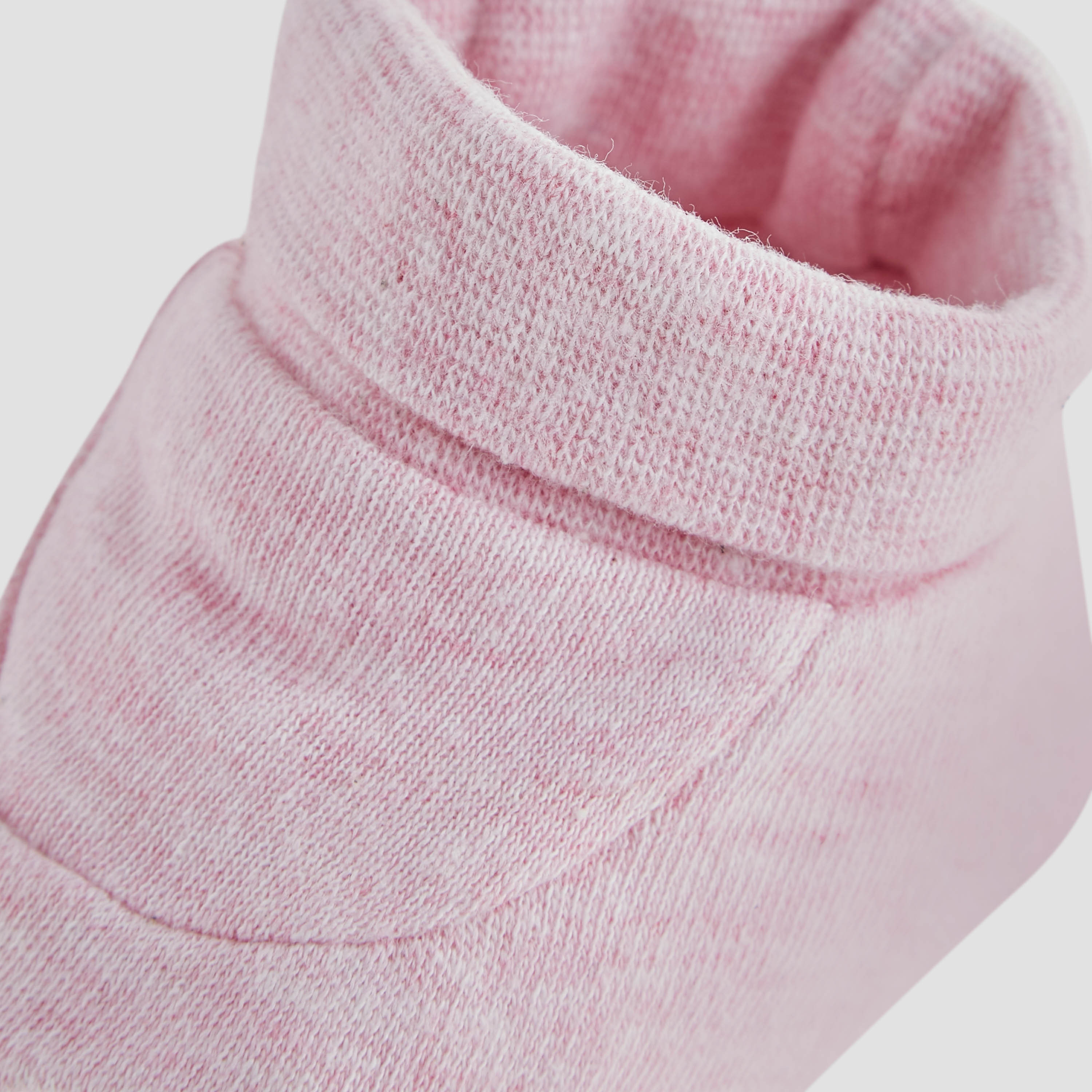 Juniors Solid Slip-On Booties - Set of 2-baby-girls-shoes-booties-image-5