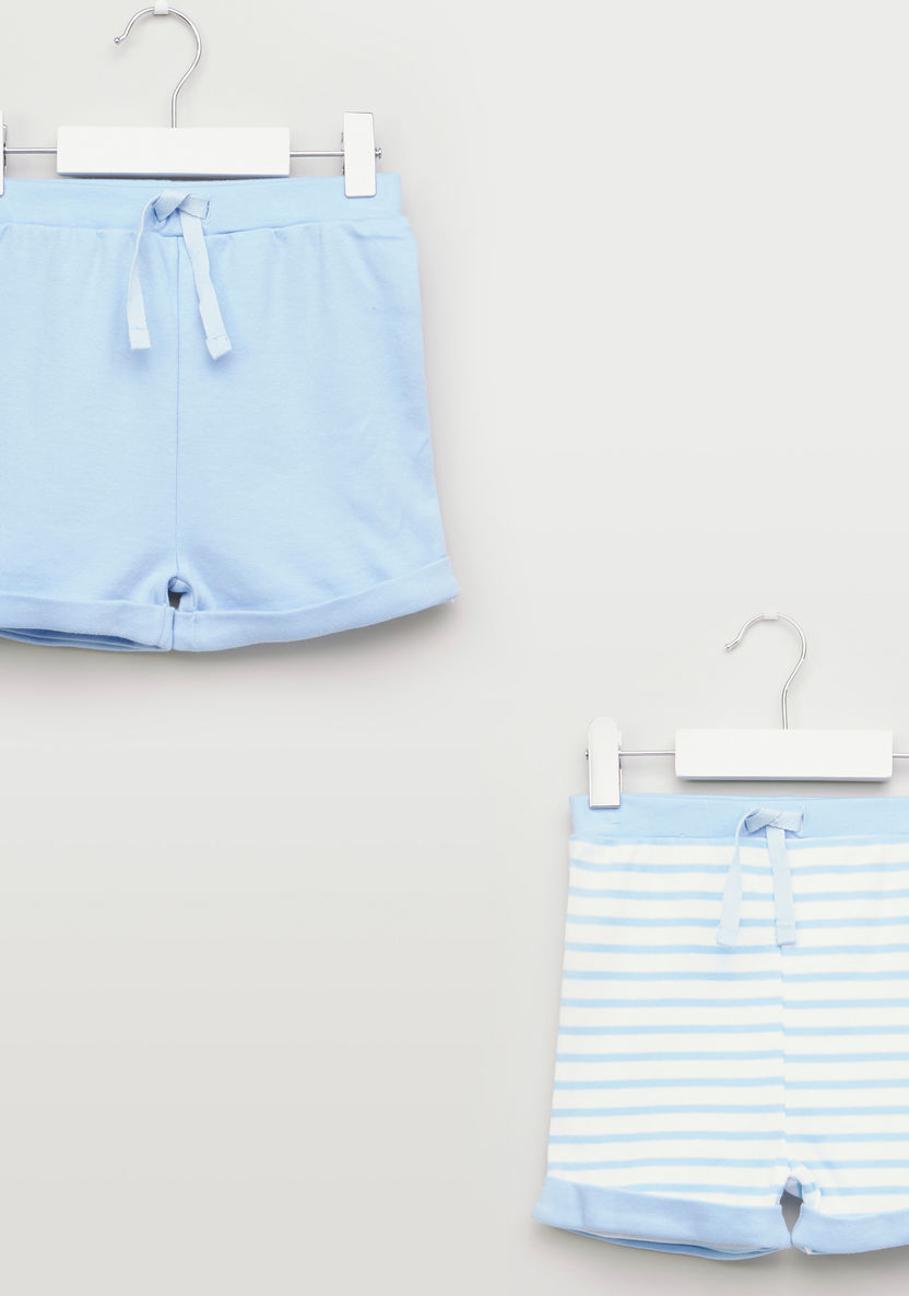 Juniors Cotton Shorts - Set of 2-Shorts-image-0