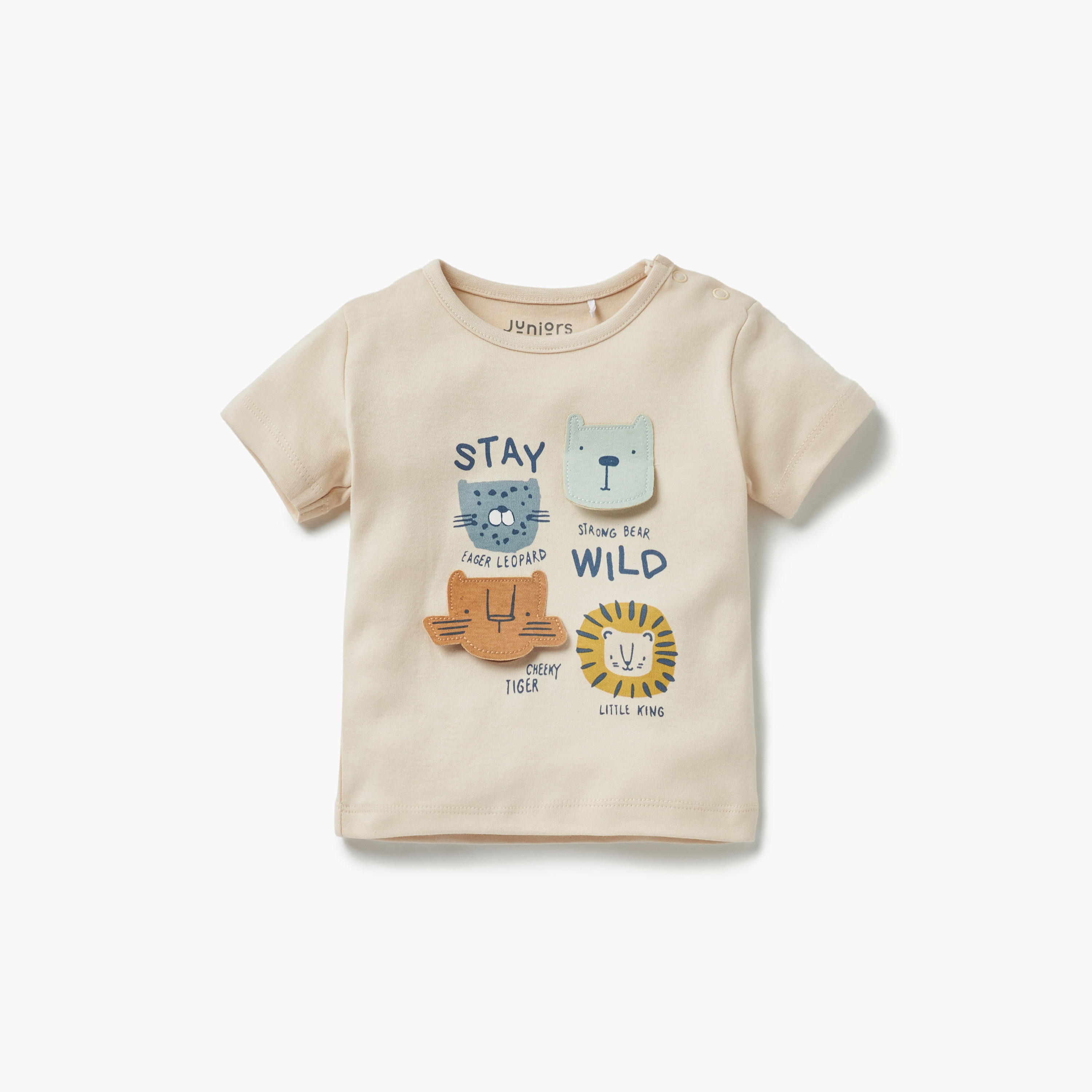 طقم شورت وتيشيرت بطبعات من جونيورز-baby-boys-clothing-setsandcoords-image-2