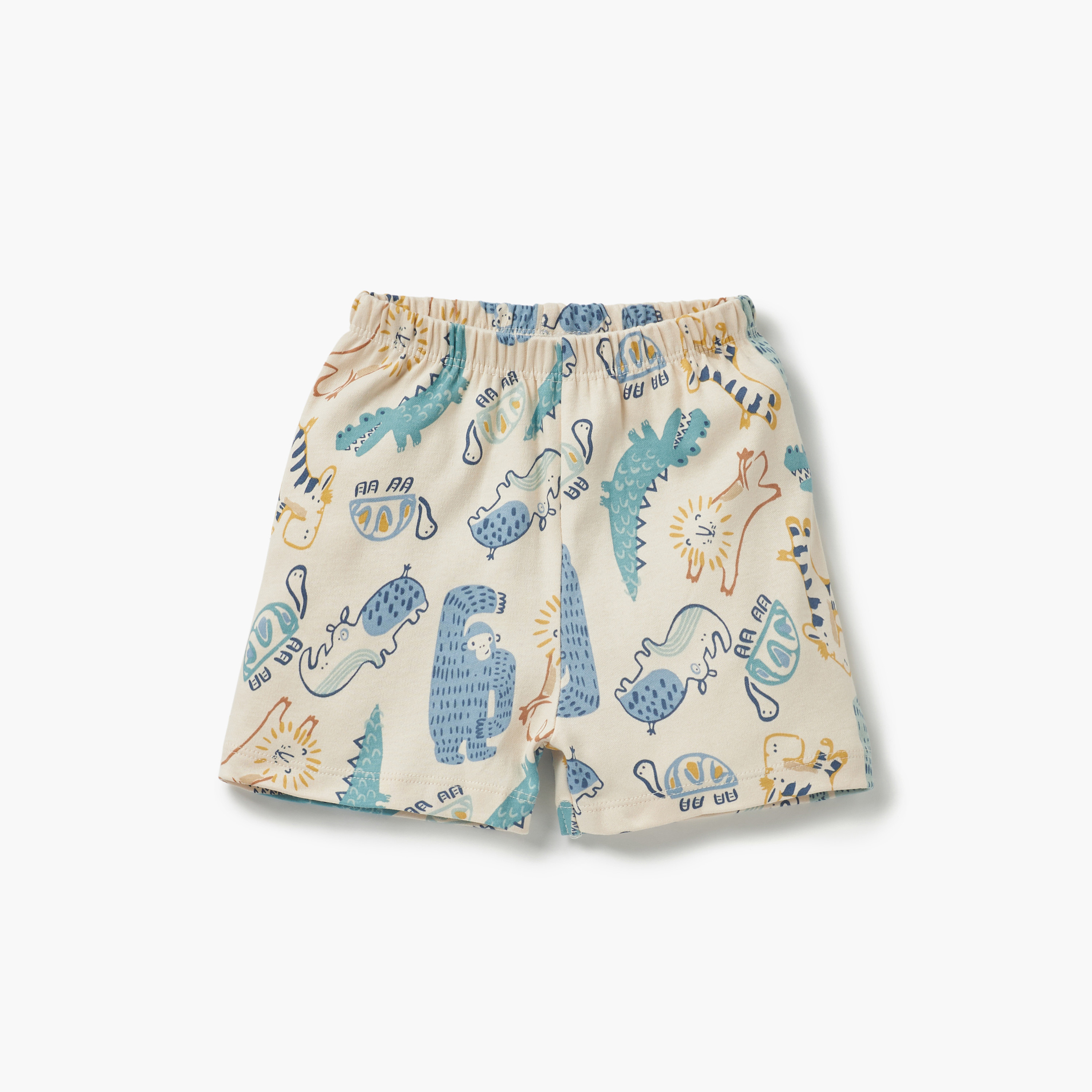 طقم شورت وتيشيرت بطبعات من جونيورز-baby-boys-clothing-setsandcoords-image-3