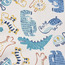 بطانية لحديثي الولادة بطبعات ديناصور من جونيورز - 70×70 سم-baby-nursery-blanketsandswaddles-receivingblankets-image-1
