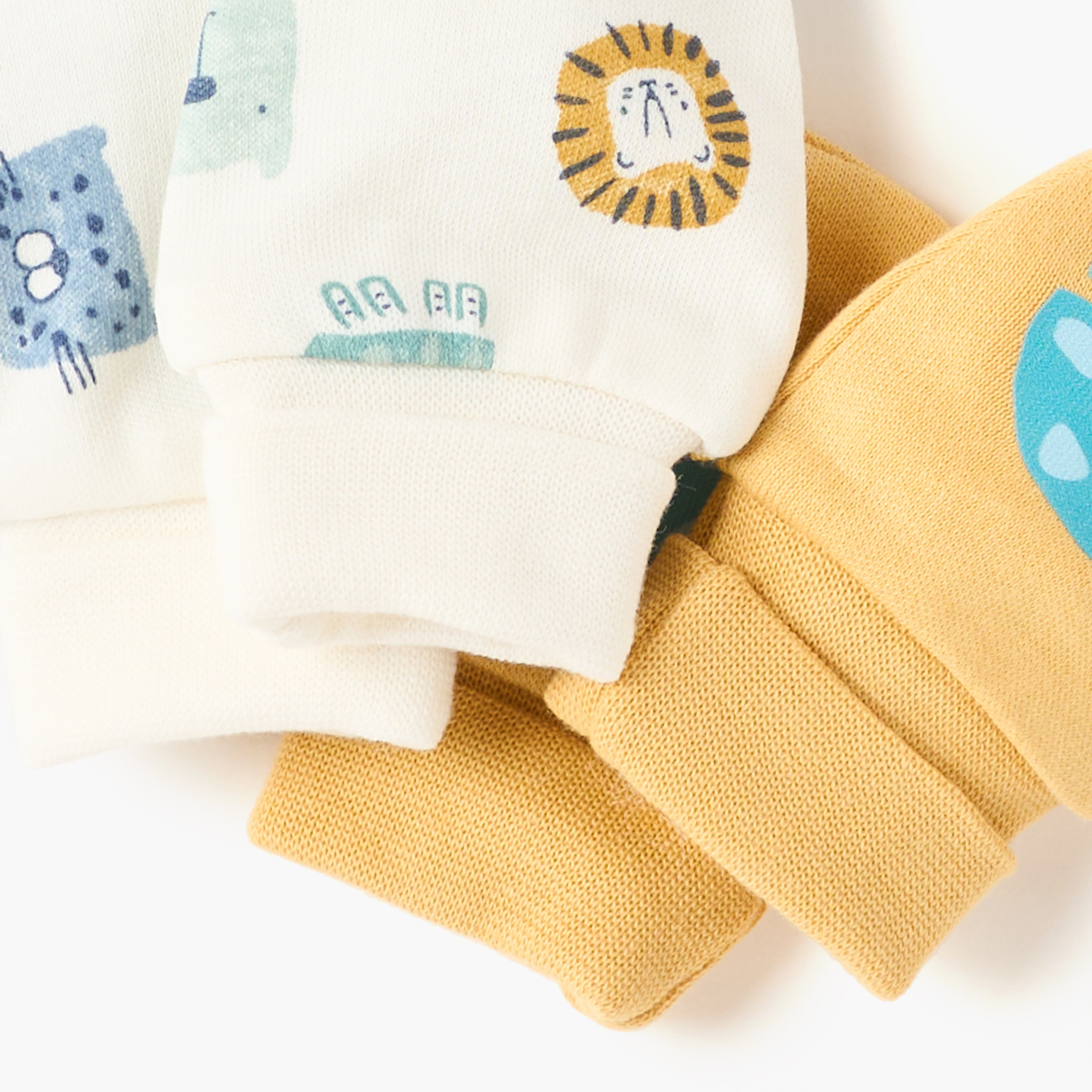 Juniors Animal Print Mittens - Set of 2-baby-boys-accessories-mittens-image-4