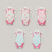 Juniors Printed Bodysuit with Round Neck - Set of 5-Bodysuits-thumbnail-0