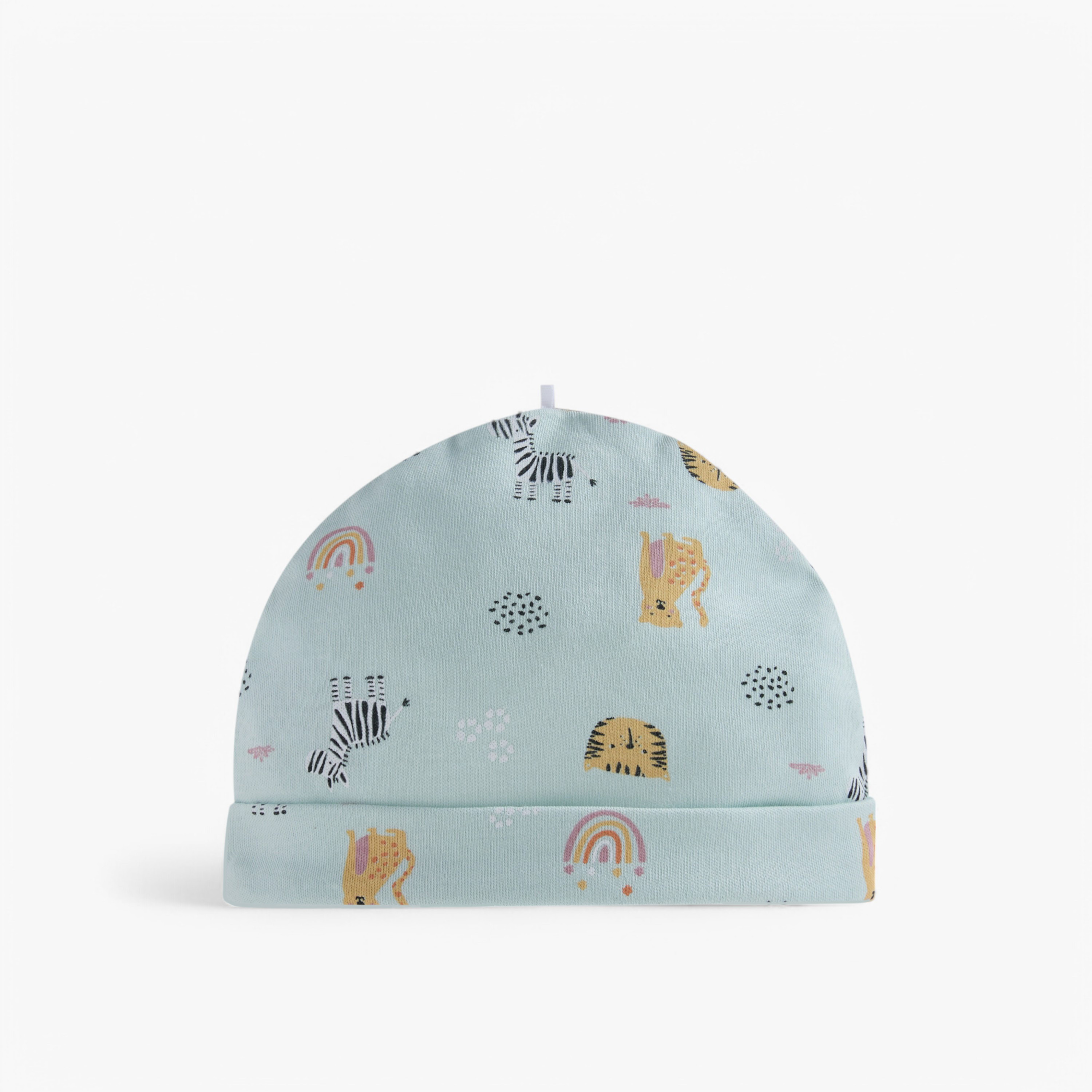 Juniors Animal Print Cap - Set of 2-baby-girls-accessories-caps-image-5