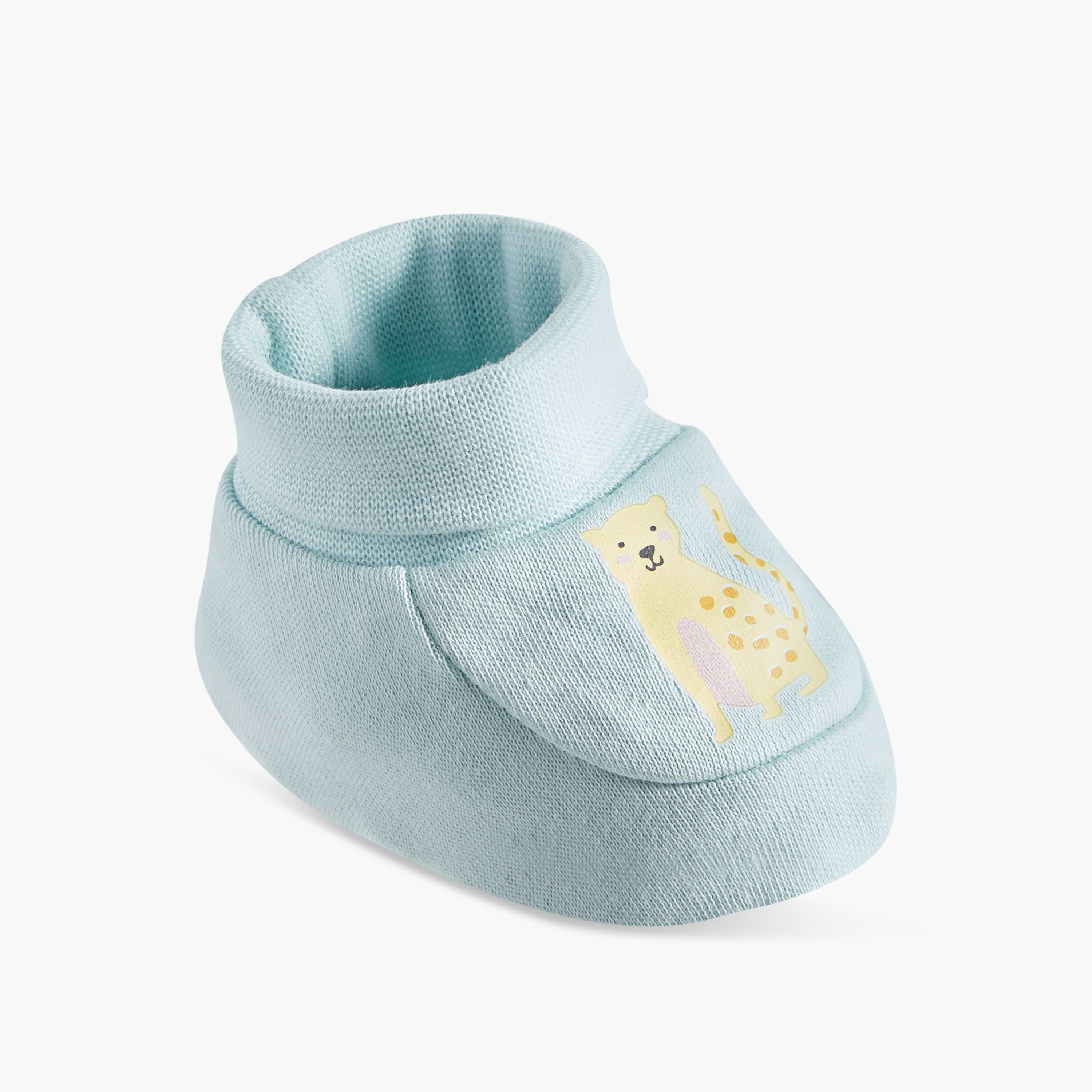 Juniors Printed Slip-On Booties - Set of 2-baby-girls-shoes-booties-image-3