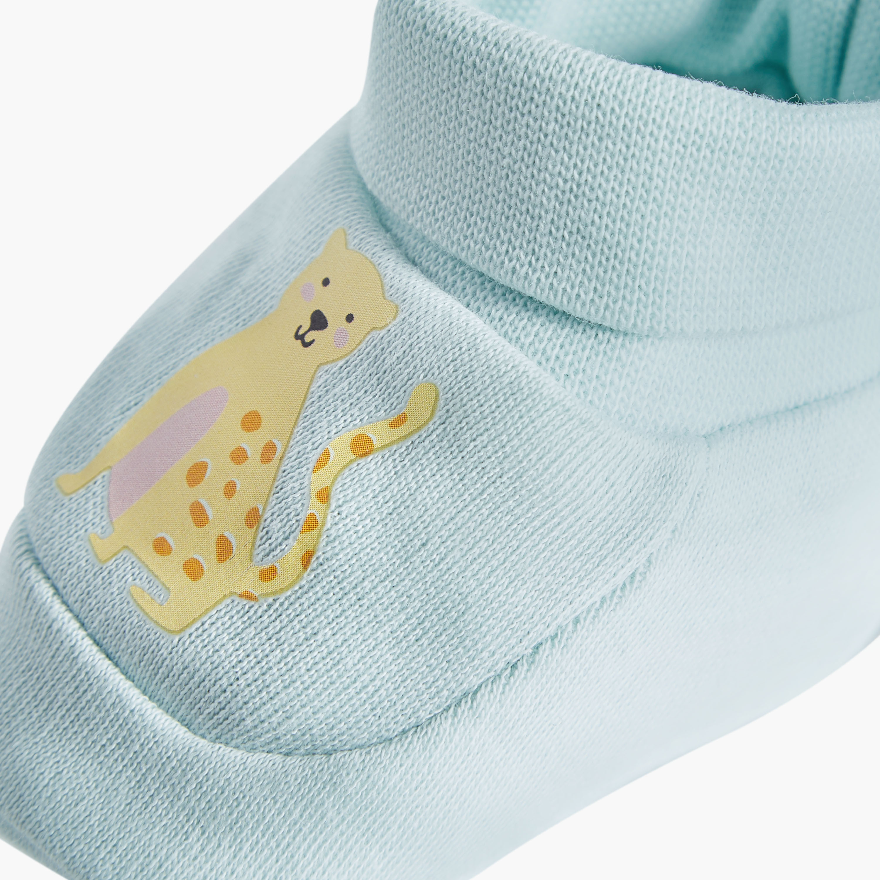 Juniors Printed Slip-On Booties - Set of 2-baby-girls-shoes-booties-image-5