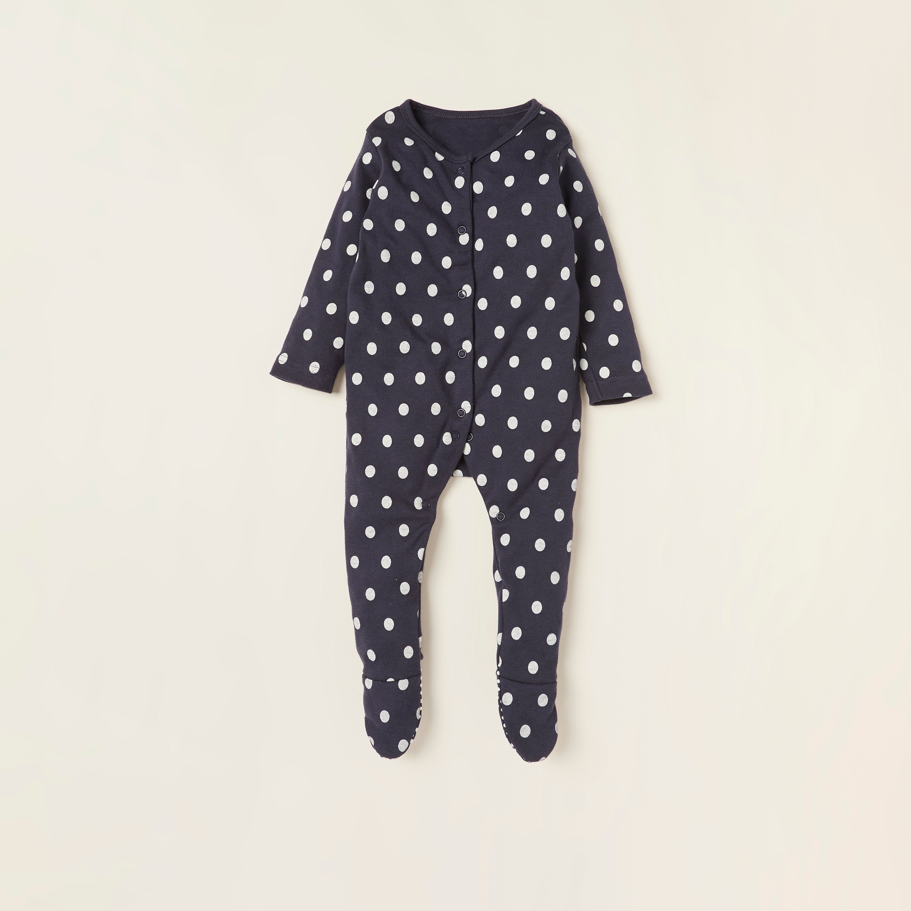 بدلات نوم بطبعات وياقة مستديرة من جونيورز - طقم من 3 قطع-baby-girls-clothing-nightwear-sleepsuits-image-5