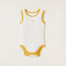 Juniors Printed Sleeveless Bodysuit with Snap Closure - Set of 5-Multipacks-thumbnail-1