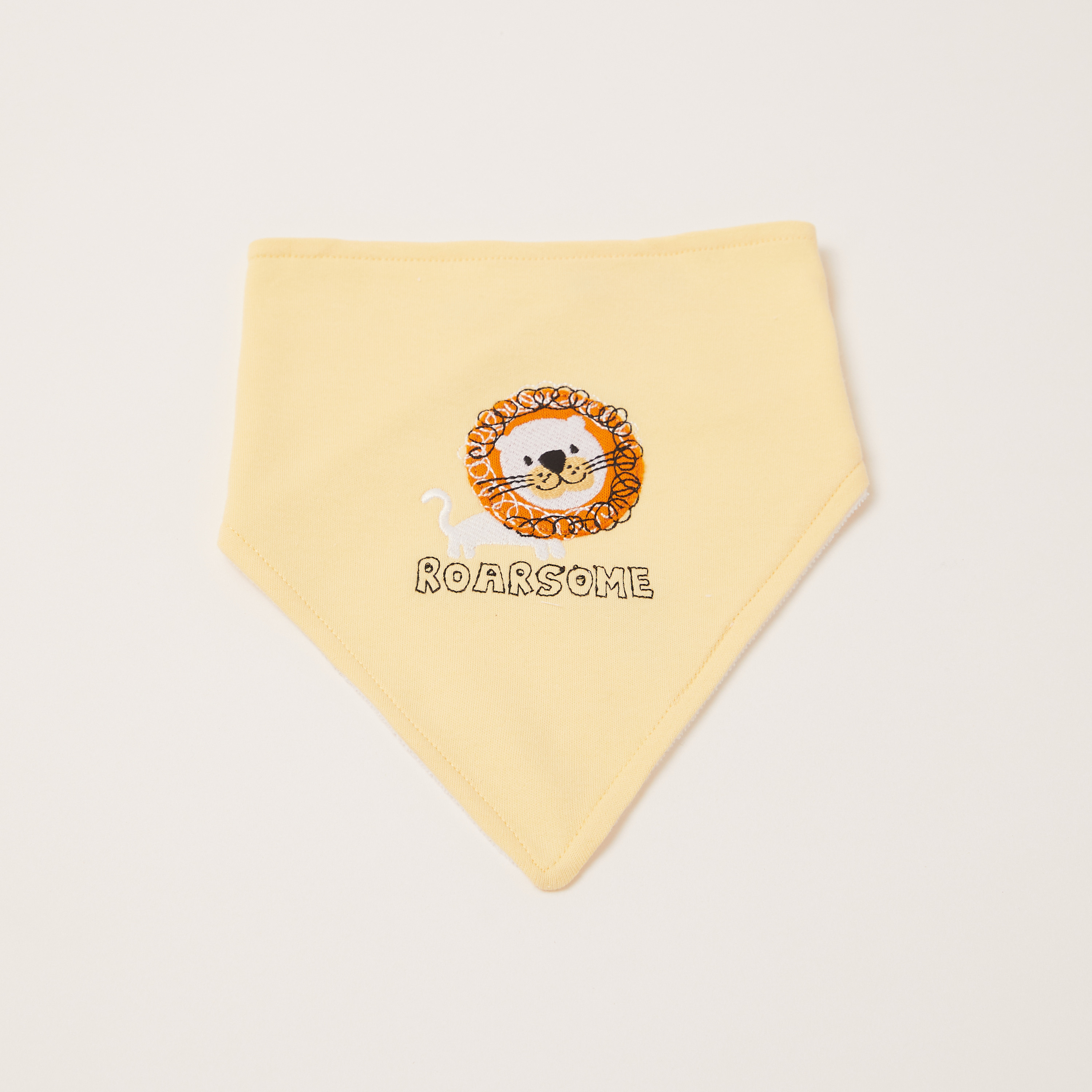 Juniors Printed Bib with Press Button Closure - Set of 3-baby-feeding-bibs-image-4