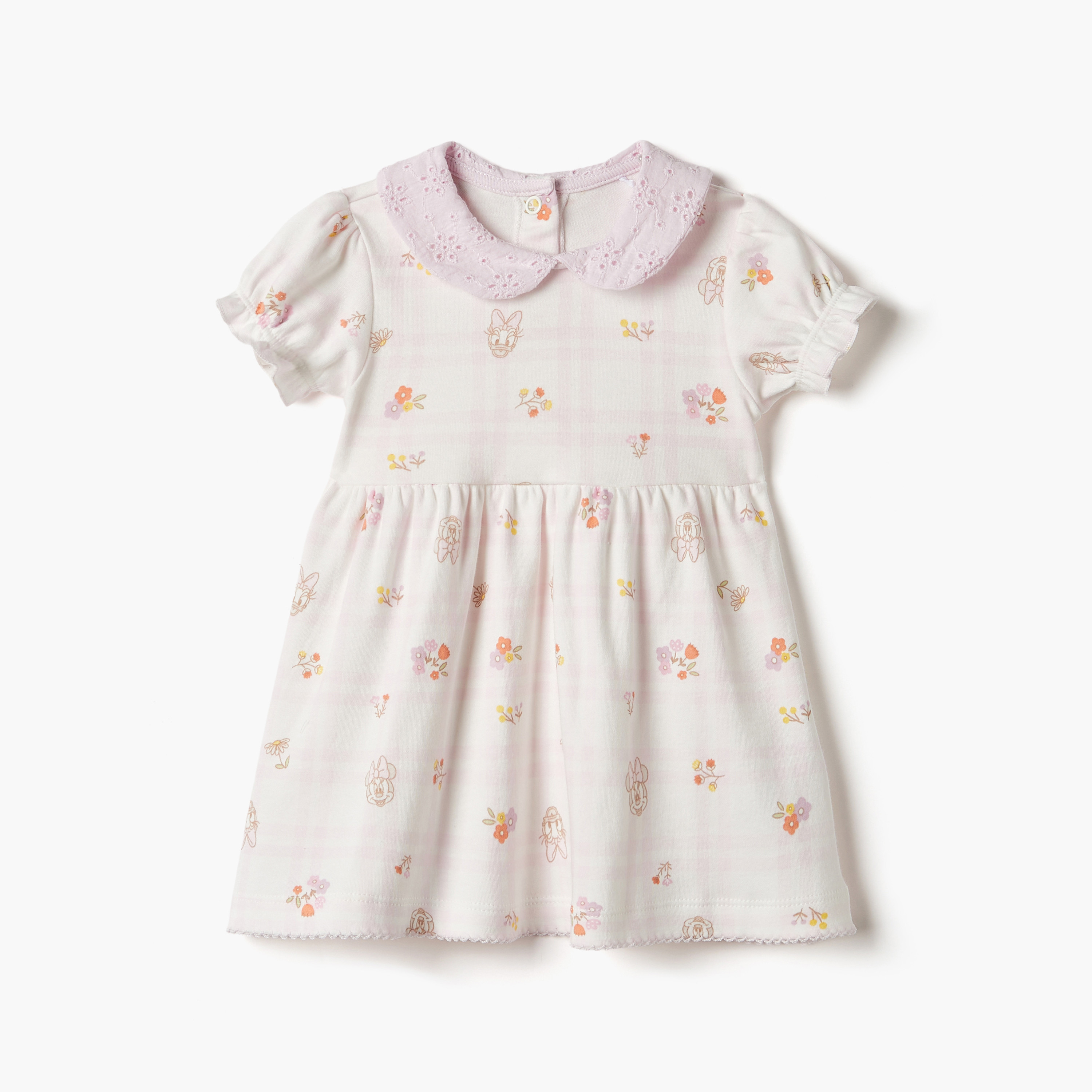 Disney All-Over Minnie Mouse and Daisy Duck Print A-line Dress-baby-girls-clothing-dressesandjumpsuits-image-1