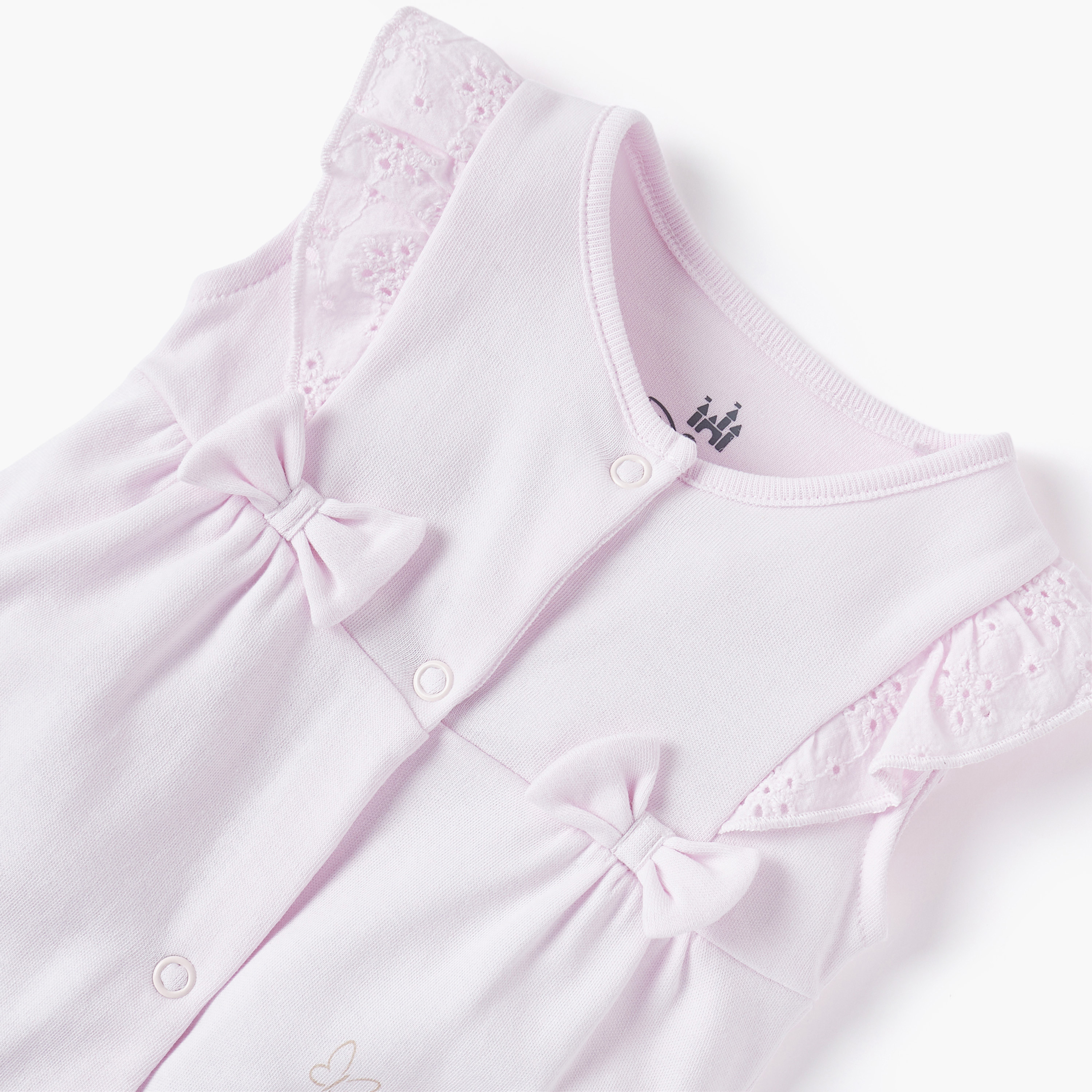 Disney Daisy Duck and Minnie Mouse Print Sleeveless Romper-baby-girls-clothing-rompers-image-3