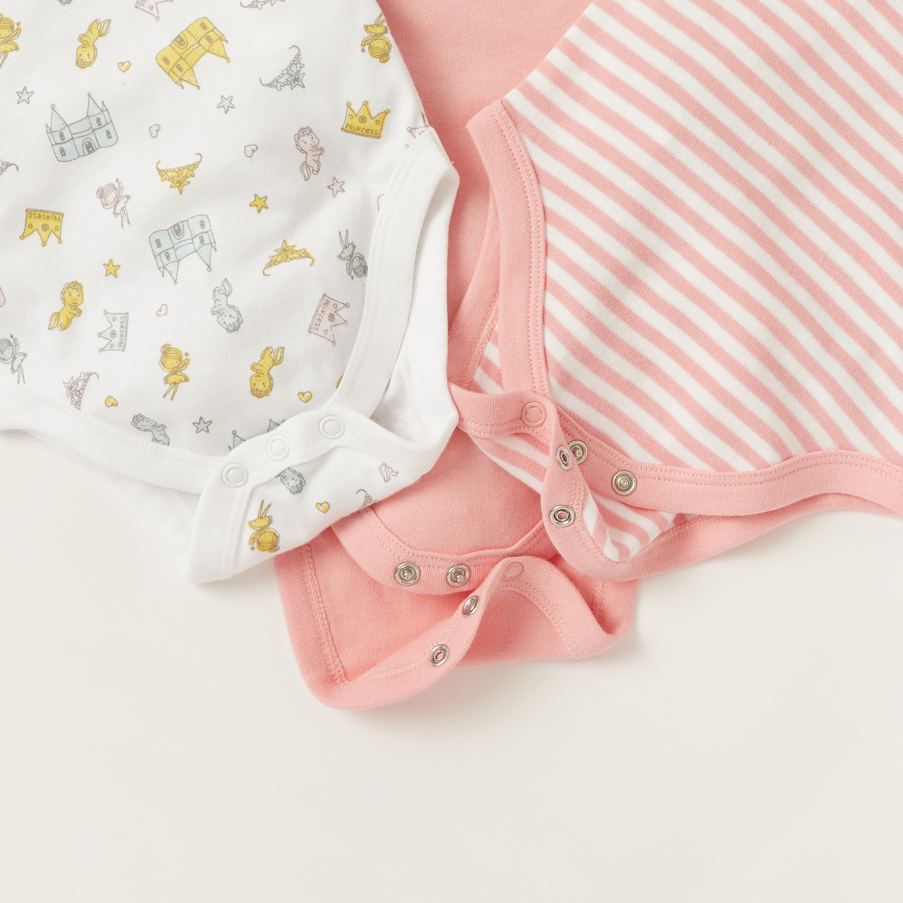 Juniors Printed Sleeveless Bodysuit - Set of 5-baby-girls-clothing-bodysuits-image-4