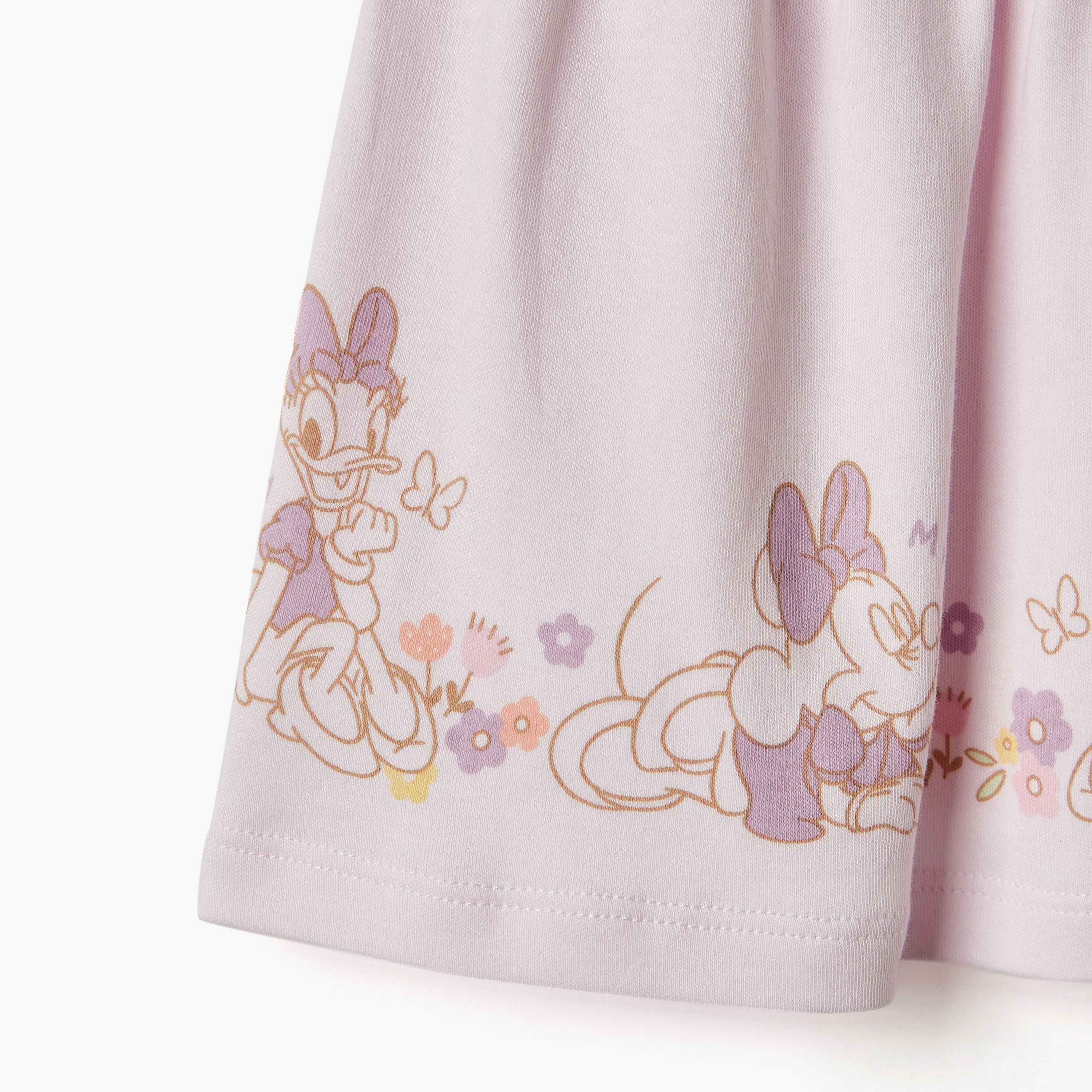 Disney Minnie Mouse and Daisy Duck Print Dress with Schiffli Detail-baby-girls-clothing-dressesandjumpsuits-image-4