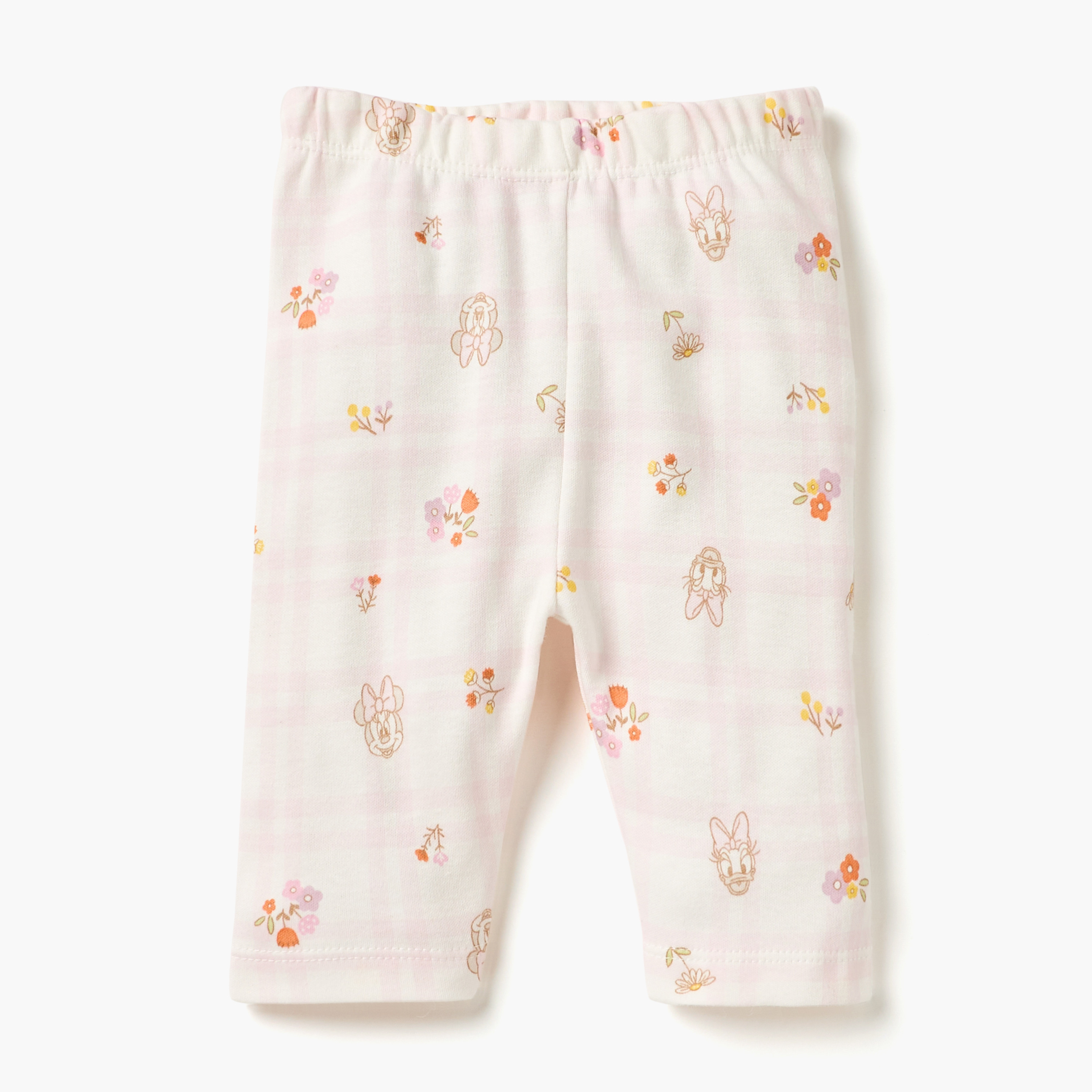 Disney Minnie Mouse and Daisy Duck Print Shirt and Pyjama Set-baby-girls-clothing-nightwear-pyjamasets-image-3