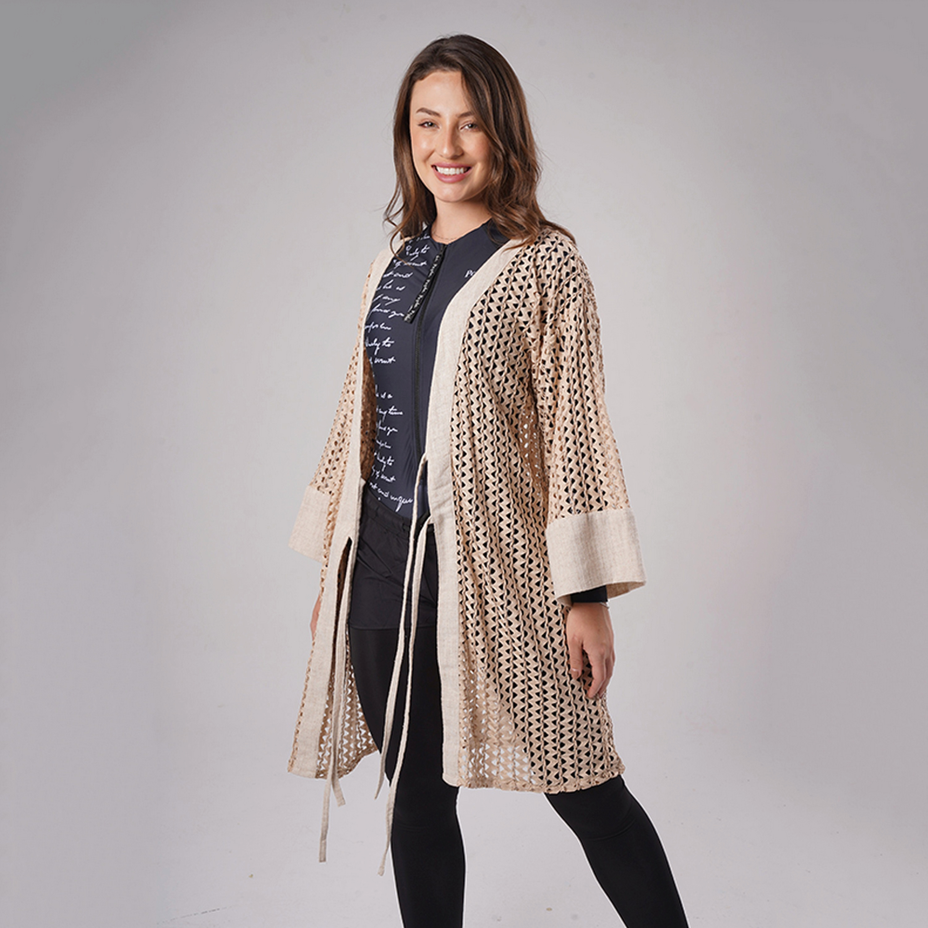 Pepla Women's Crochet Linen Cover-Up Shrug-women-clothing-swimandbeach-beachwear-image-2