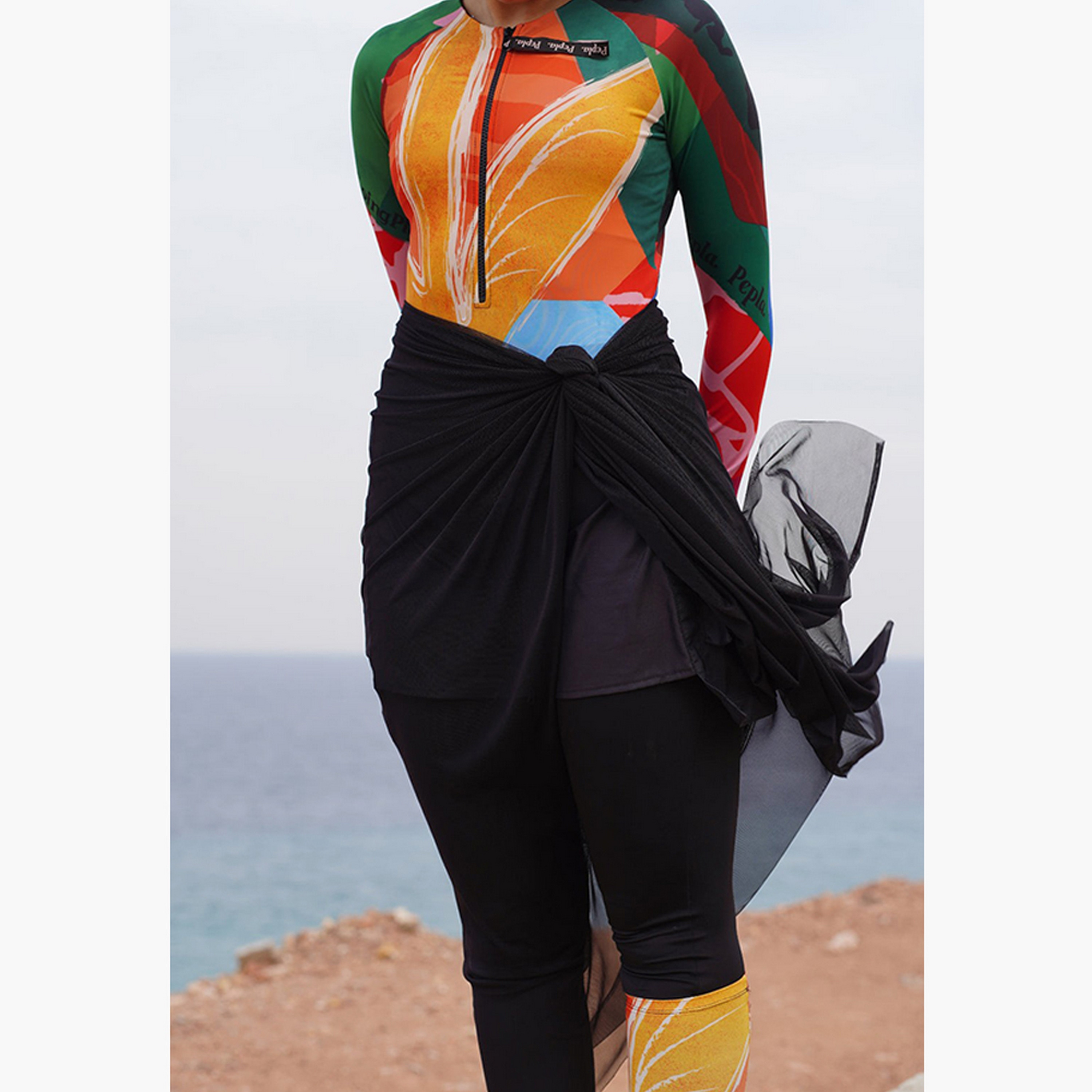 غطاء سباحة نسائي على شكل سارونغ من الشيفون من بيبلا-women-clothing-swimandbeach-beachwear-image-49