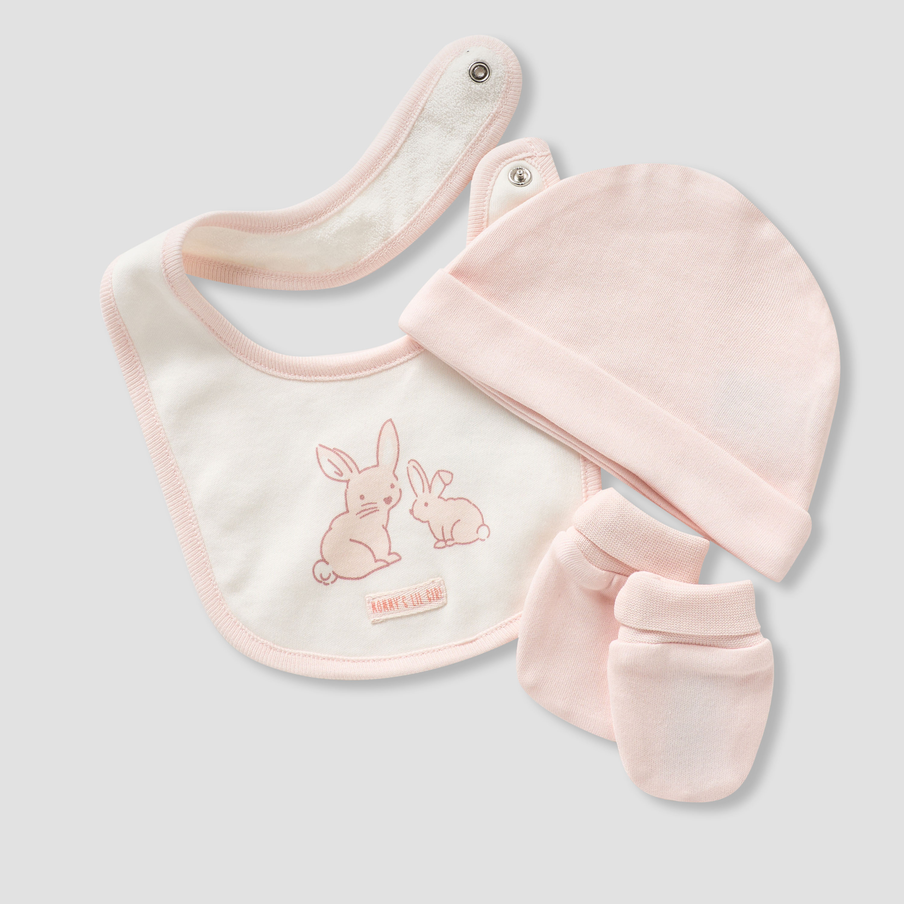 Juniors 9-Piece Boys Gift Set - Cotton - Bodysuit, Pyjamas, Beanie, Mittens, Sleepsuit - Bunny Print-baby-boys-clothing-setsandcoords-image-13