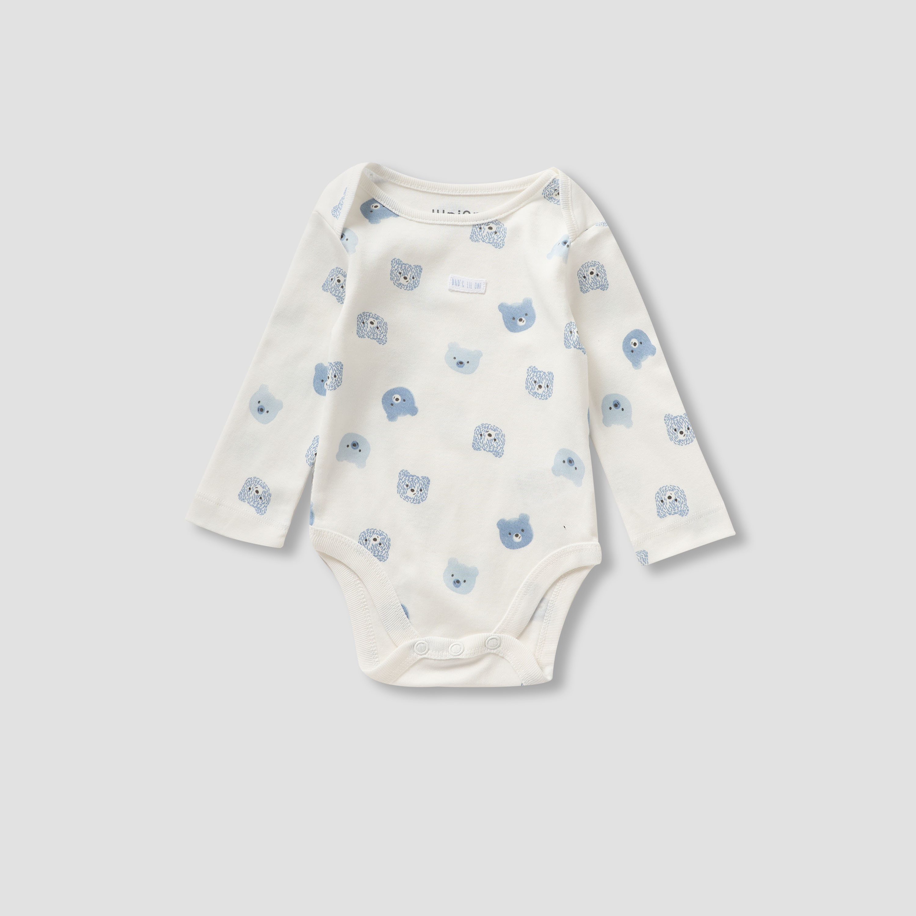 Juniors 9-Piece Boys Gift Set - Cotton - Sleepsuit, Bodysuit, Bib, Beanie, Mittens - Bear Print-baby-boys-clothing-setsandcoords-image-7