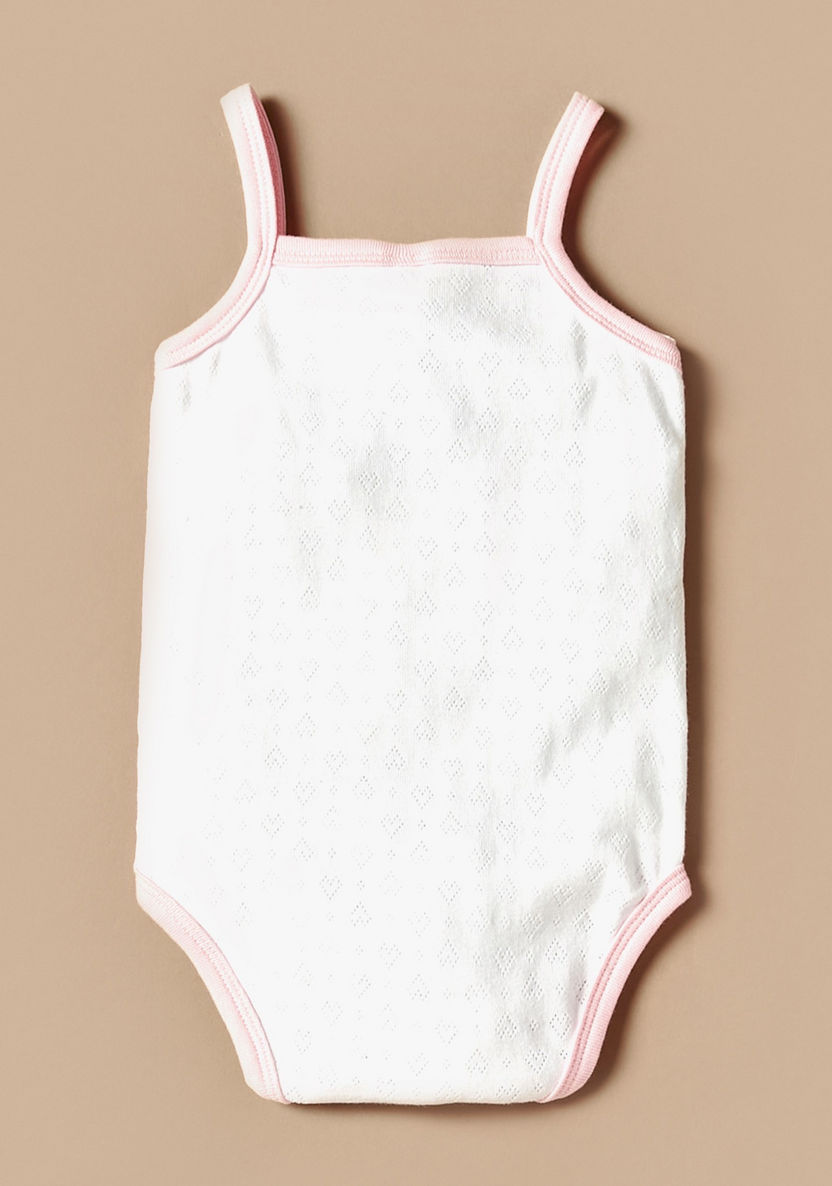 Juniors Strappy Textured Bodysuit with Bow Detail-Bodysuits-image-3