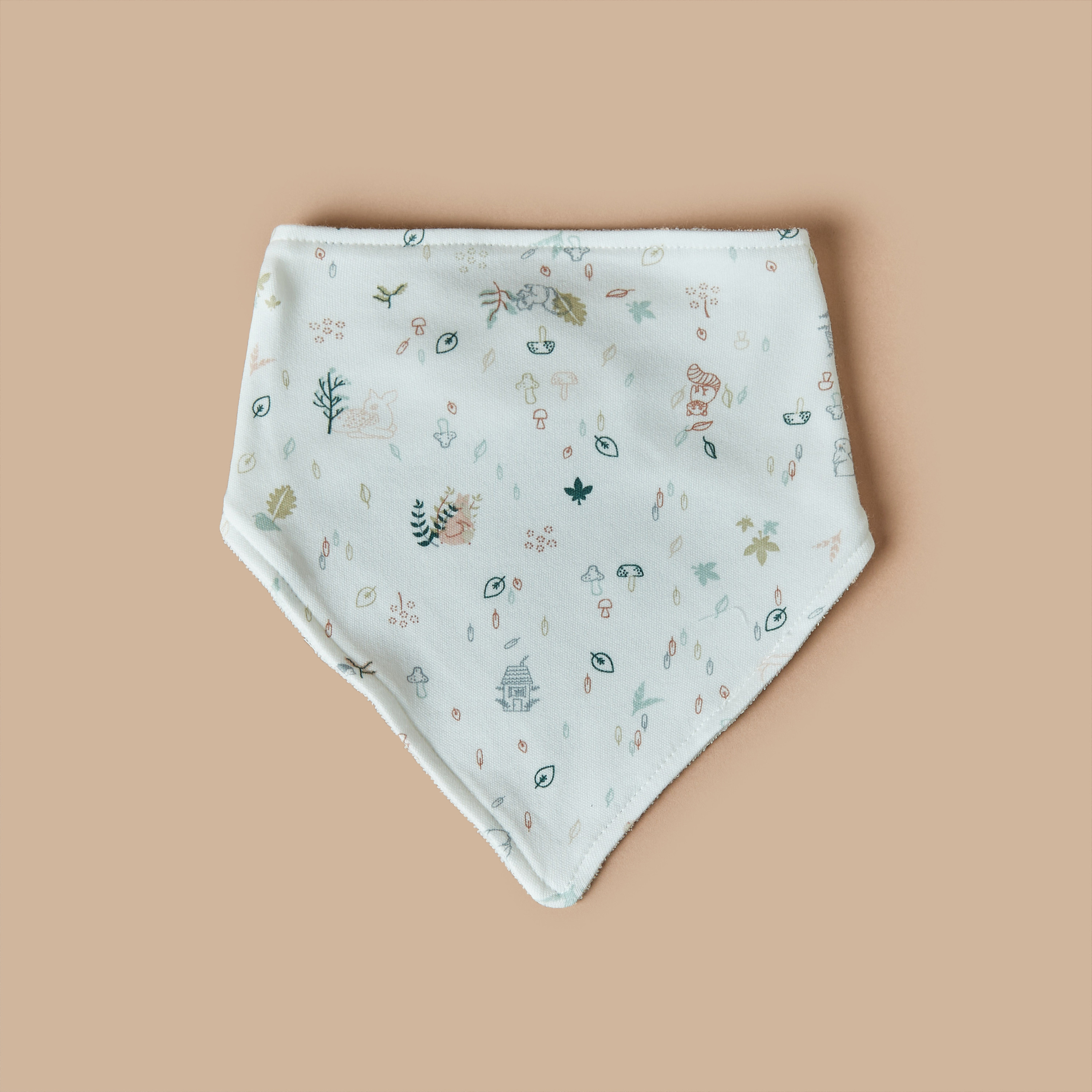 مريلة موسلين بزر إغلاق كبّاس وطبعات من جونيورز- طقم من 3 قطع-baby-feeding-bibs-image-3